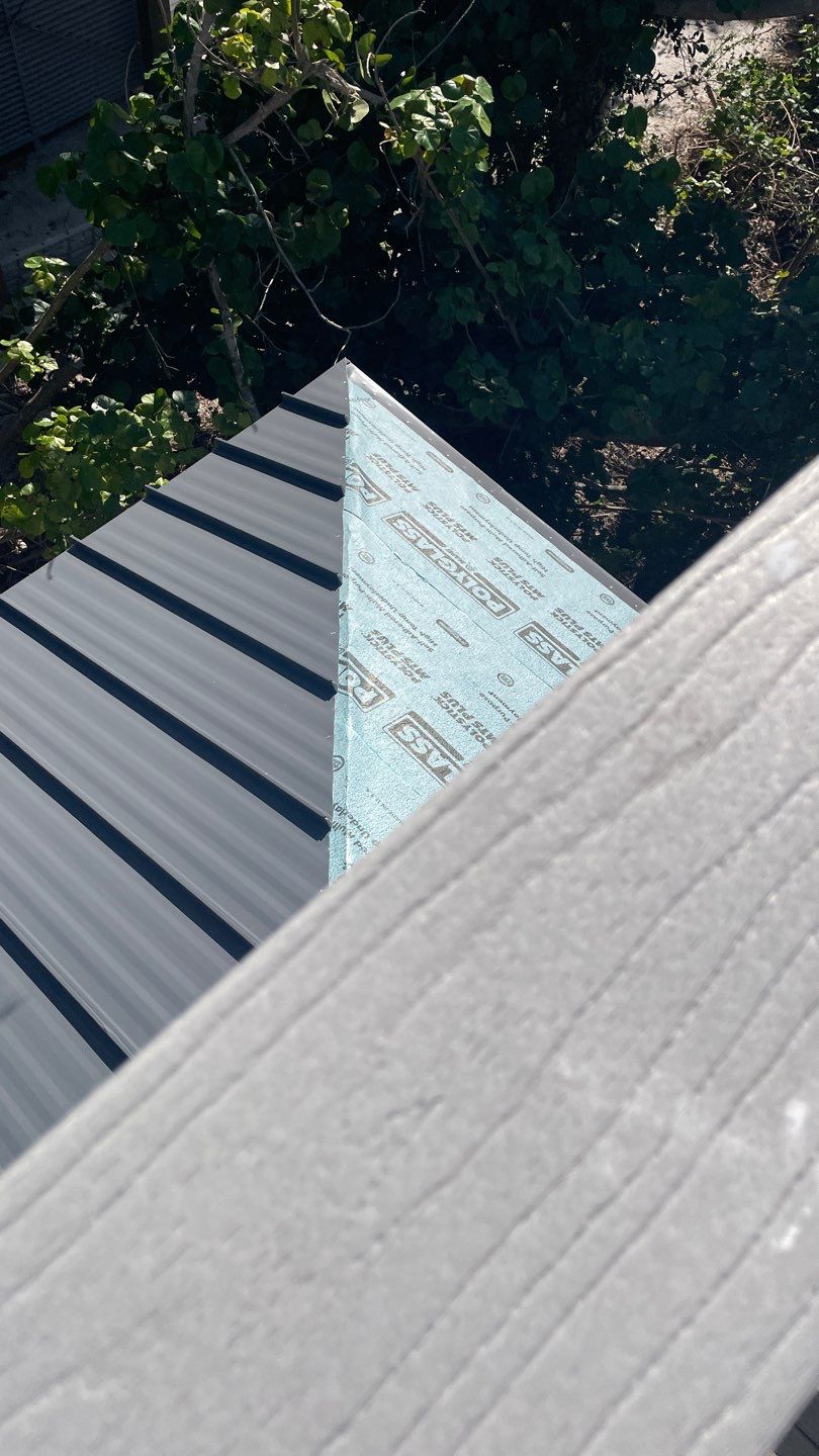 Residential Roofing Installation using Gulf Coast Metals Gulf Seam Panels by Four Peaks Roofing