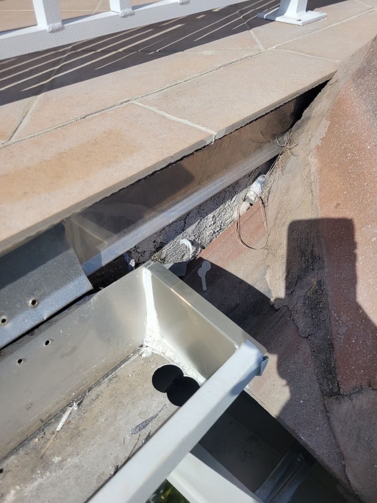 Custom Downspouts with Splash Guards in Sarasota FL by Gutter Professors
