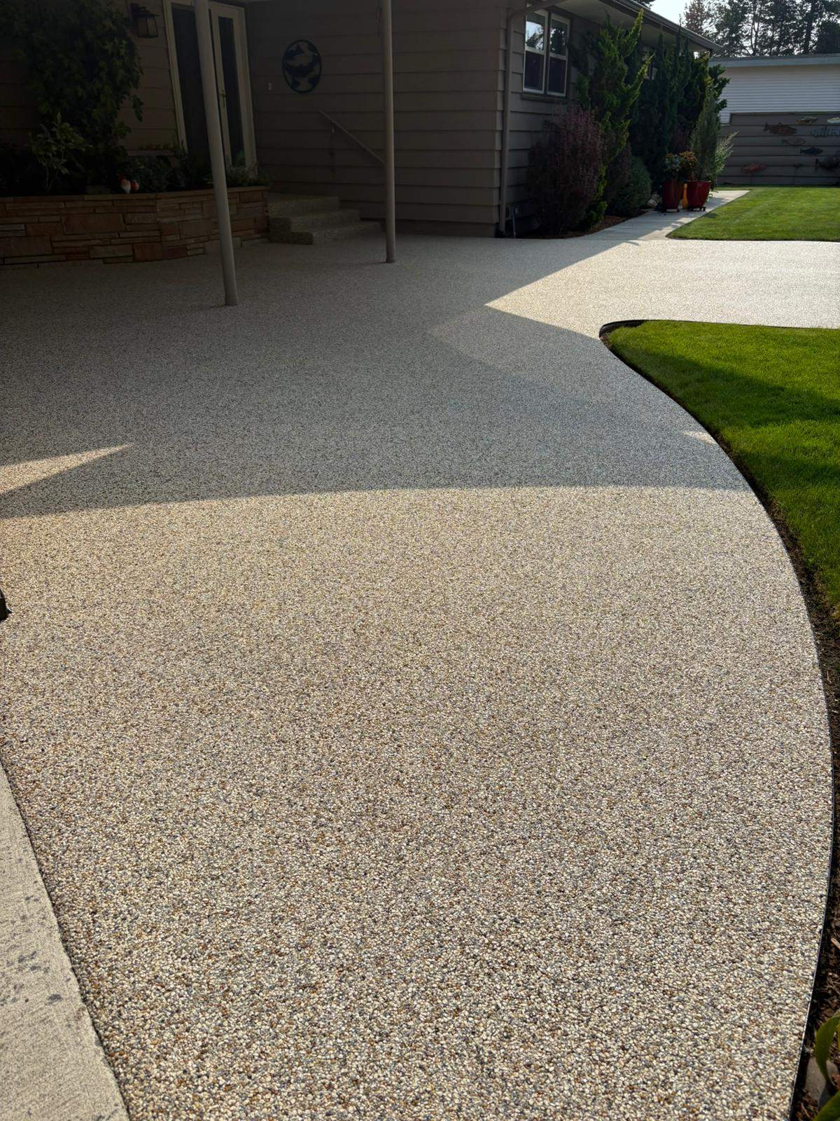 Timeless Charm Patio in Sistine Chapel by Concrete Coating Experts Inc.