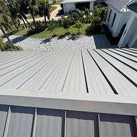 24ga 1.5" Mechanical Seam Slate Gray by Total Roofing System The Metal Roof Experts
