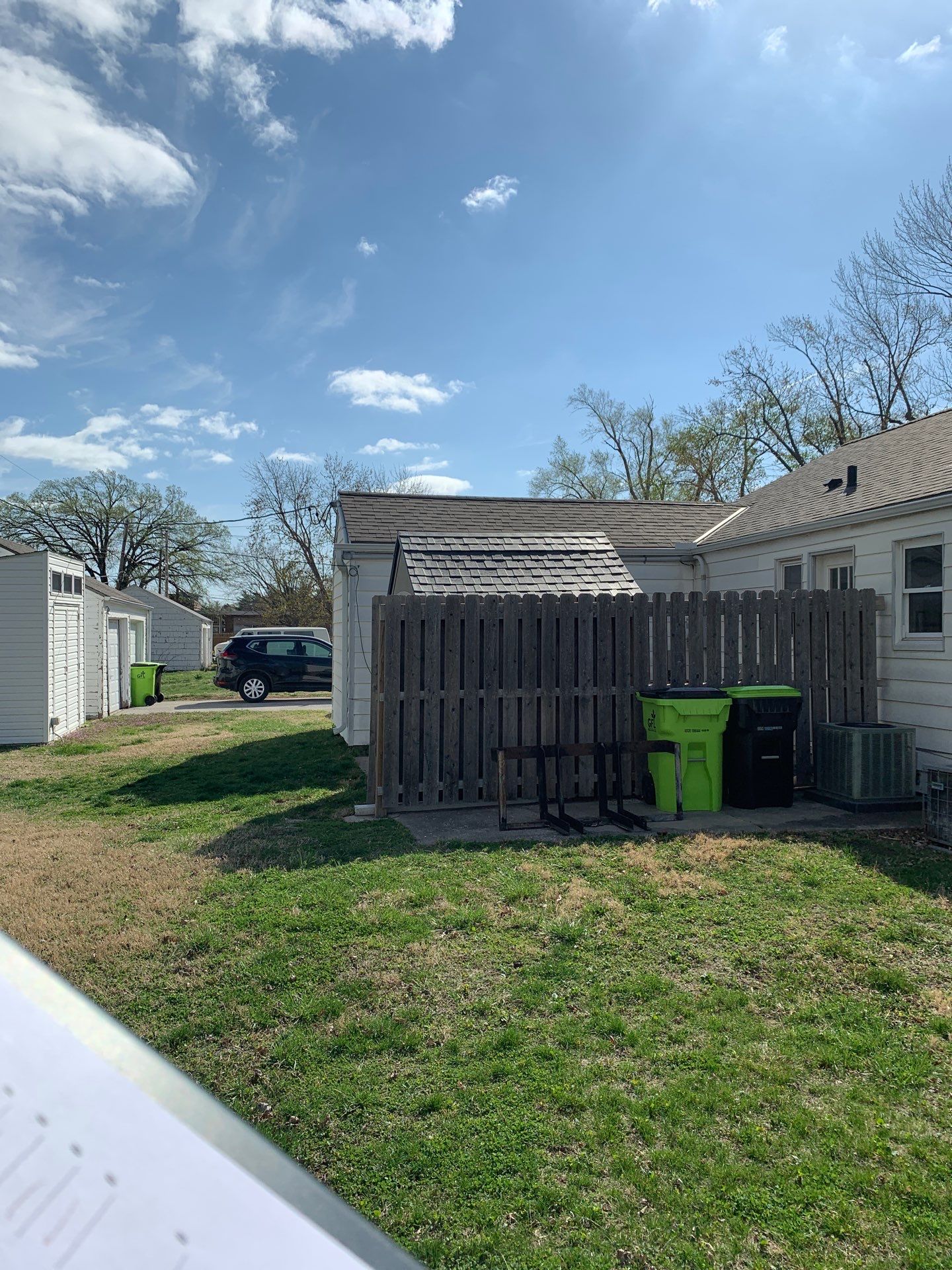 New Cypress Siding going on this North Kansas City Home  by EEC  Windows, Siding & Roofing 