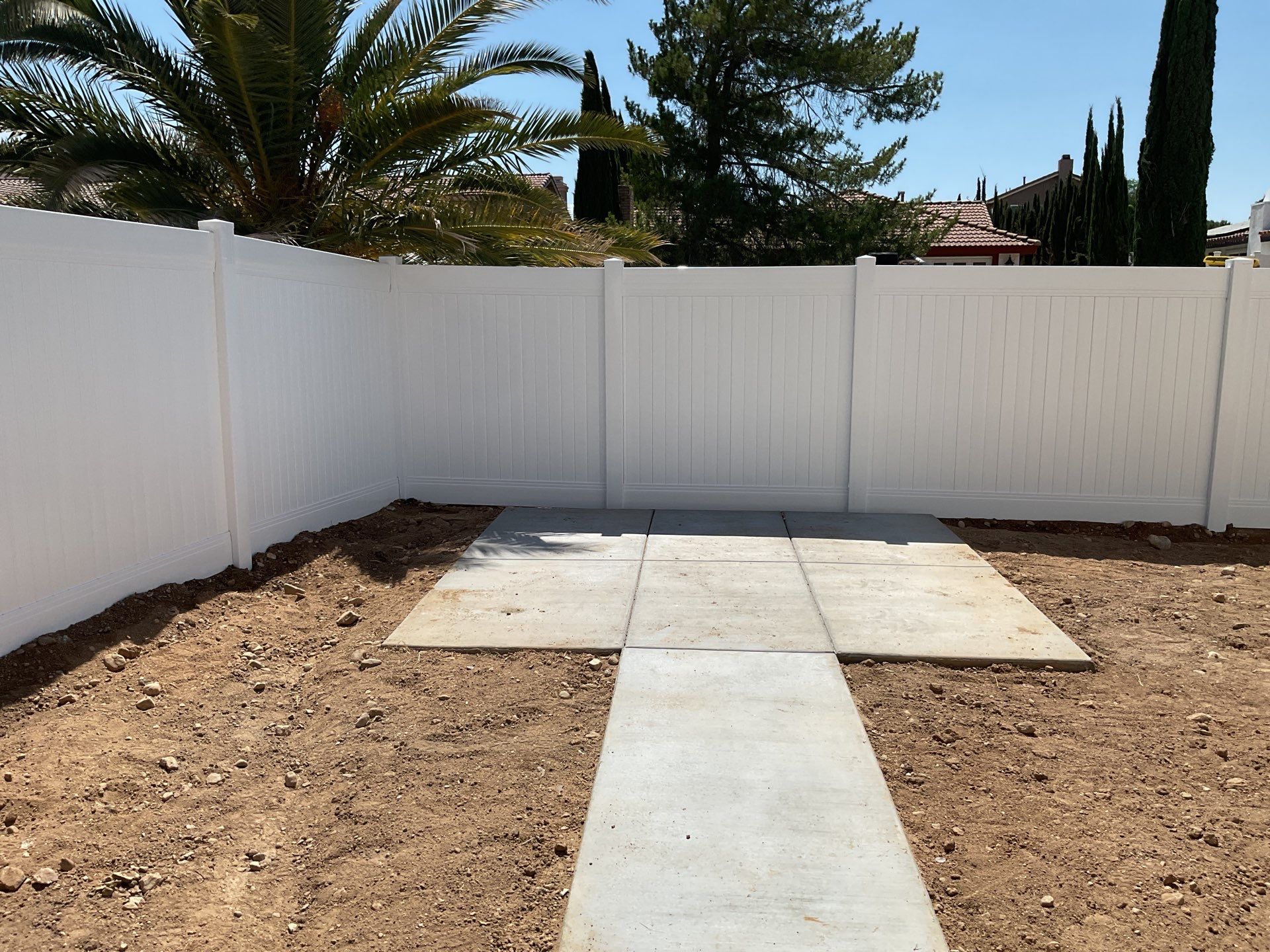 Fence Installation using Vinyl by Fence Guys Inc.