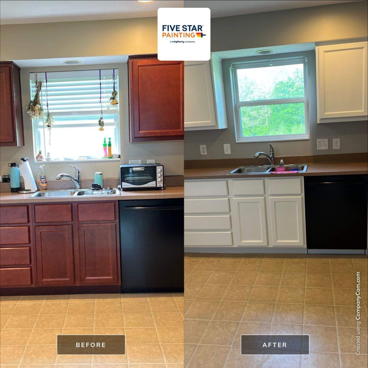 Five Star Painting - Cabinets by Five Star Painting of Batavia