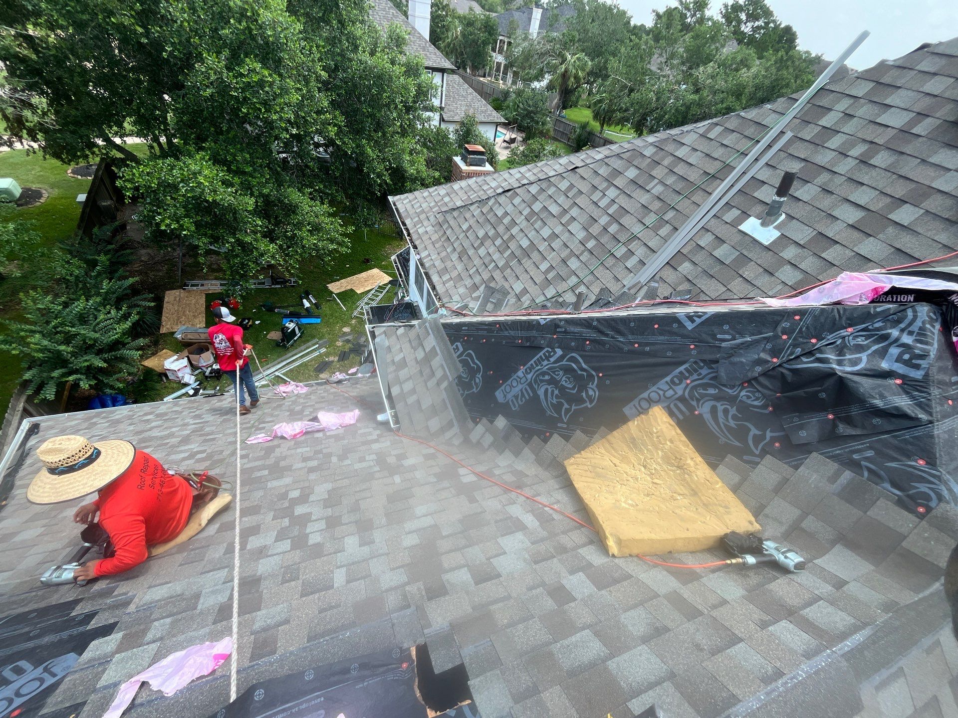 Residential Roofing Repair using Owen's Corning Duration (Lifetime) Shingles by Roof Repair Company
