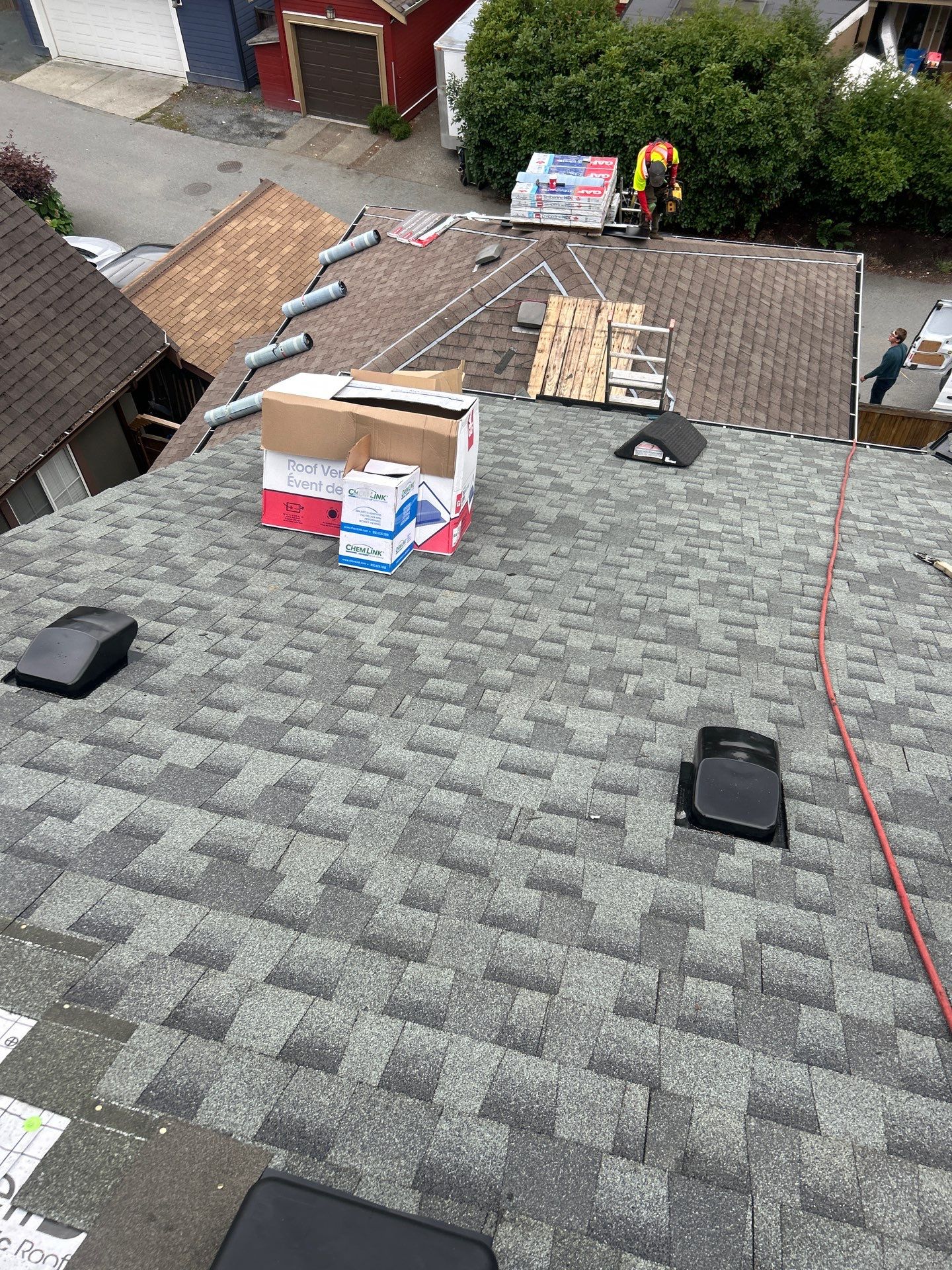 Residential Reroof Shingle using GAF Timberline HDZ by Top Notch Roofing Inc