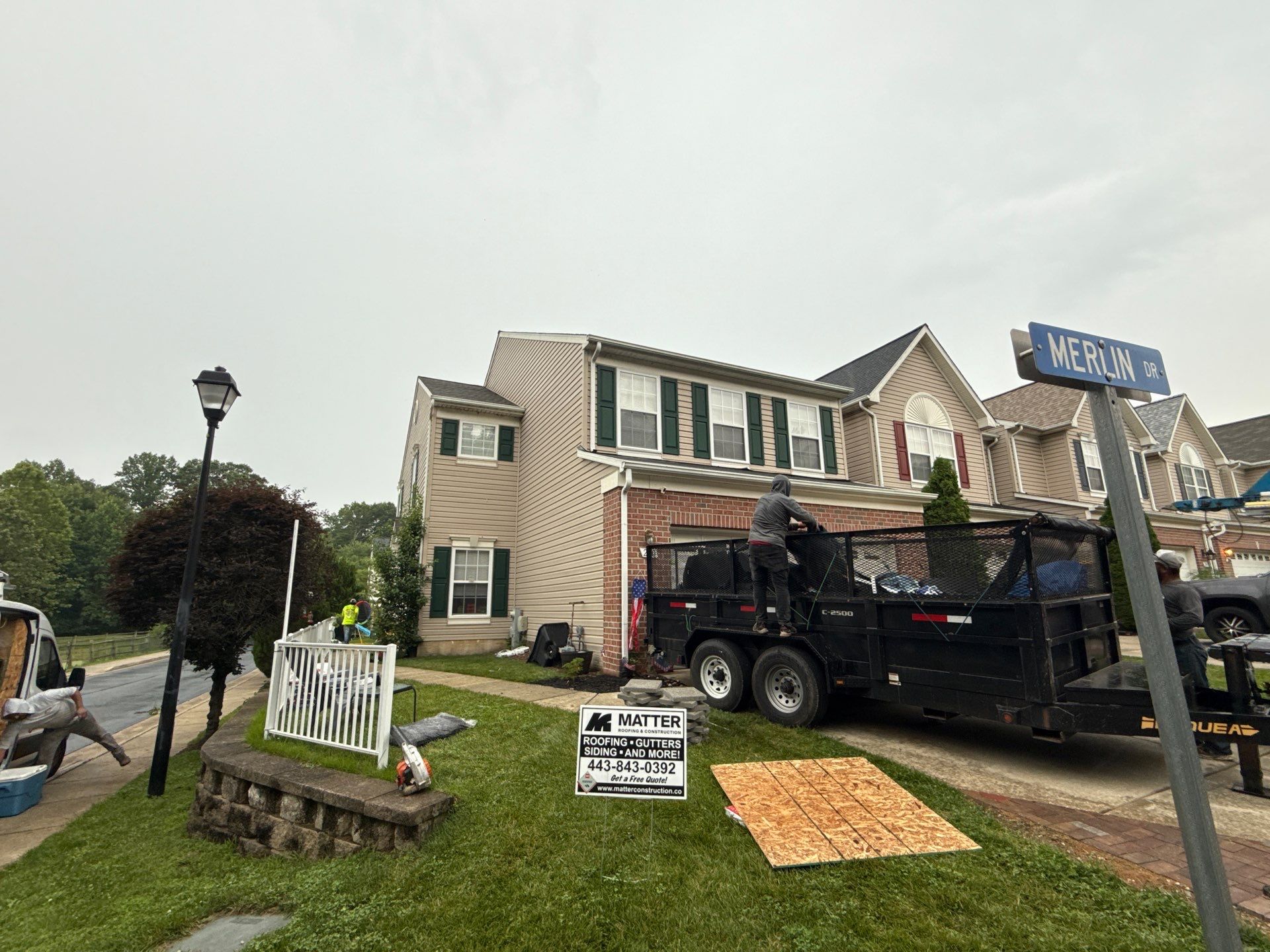 Residential Roofing Installation using GAF Timberline HDZ by Matter Roofing & Construction