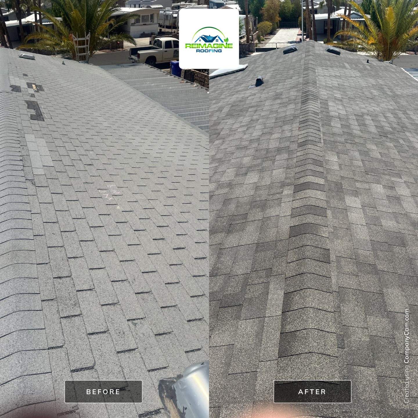 Weathered Gray Shingles by Reimagine Roofing