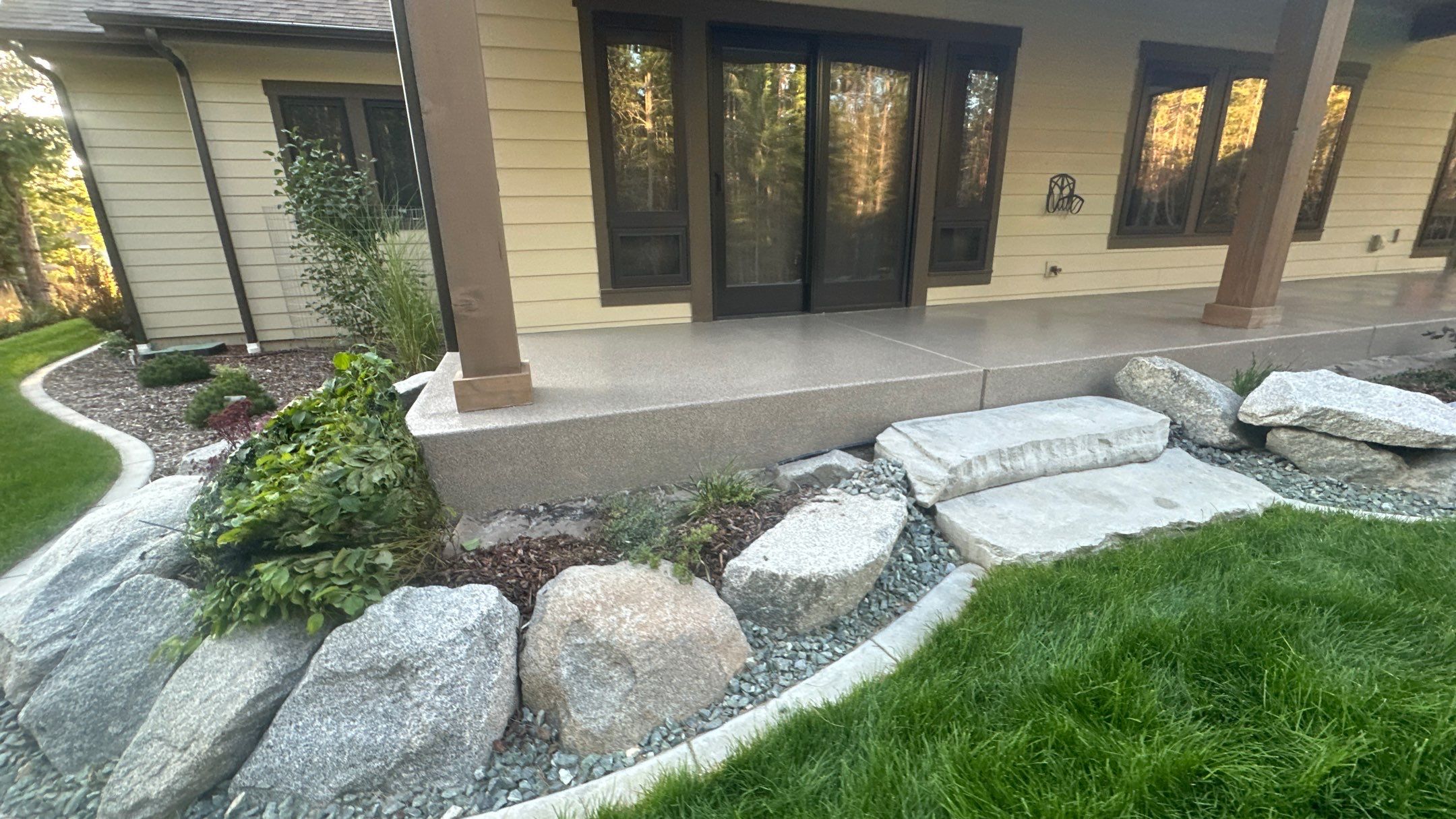 Patio Transformation using Rockford 1/8" by Croc Coatings, LLC