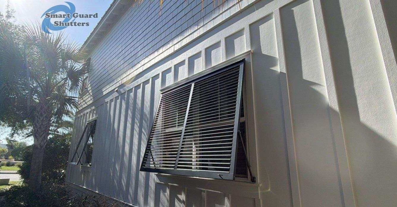 Impact Bahamas in Matte Anthracite Grey by Smart Guard Shutters