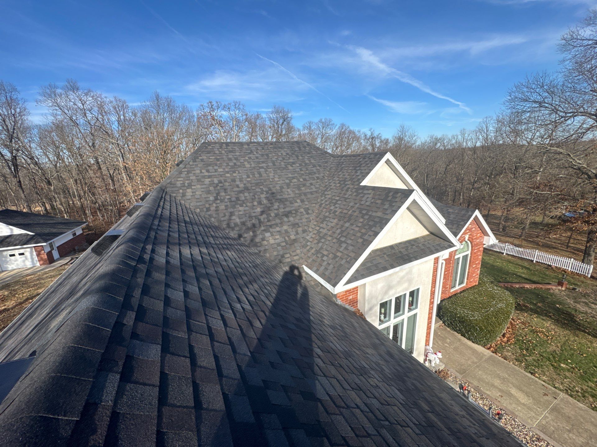 Residential Partial Roofing + Gutters & Downspouts Install  by Titan Commercial & Residential Roofing 