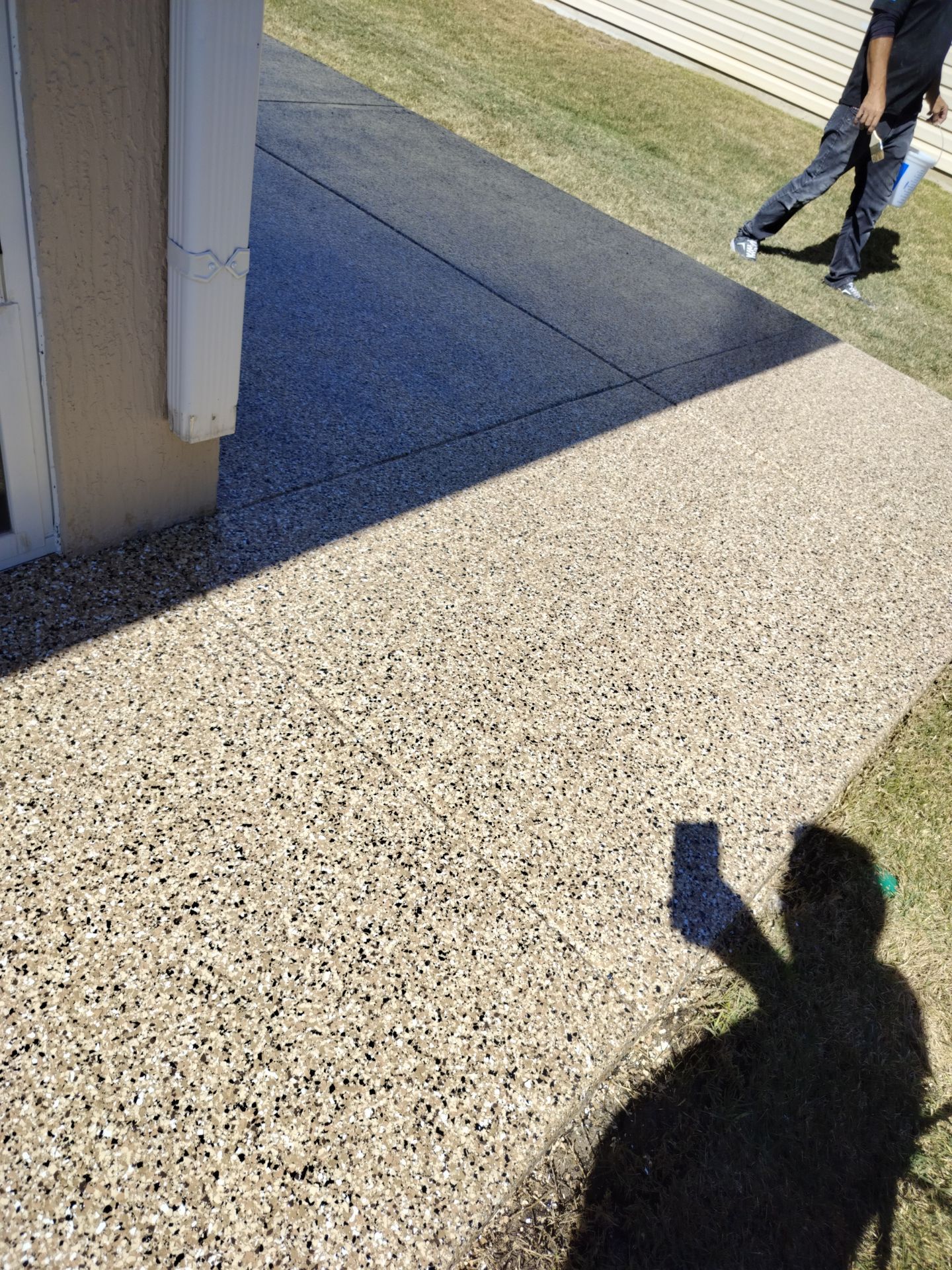 Lanai in Sandstone  by Innovative Concrete Coatings 