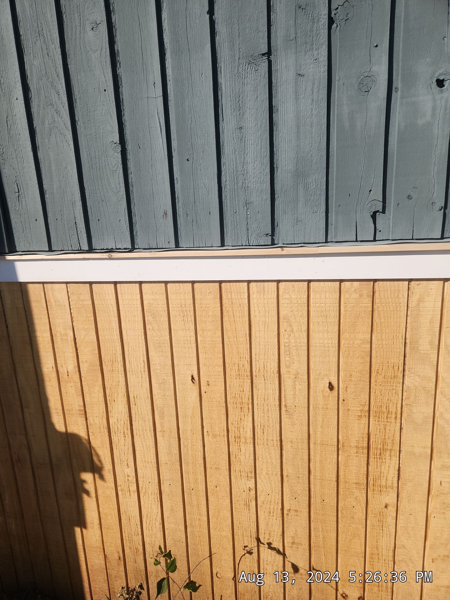 Siding Repair using New wood siding using T1-11 by A Plus Exterior