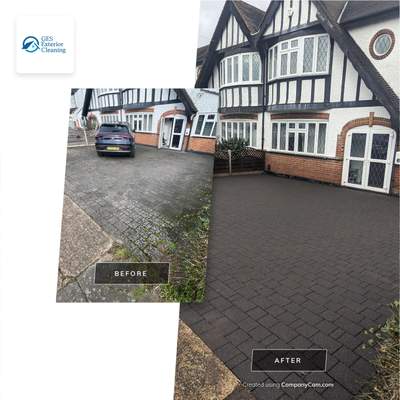 Driveway And Patio Clean using honda 21 ltr/min