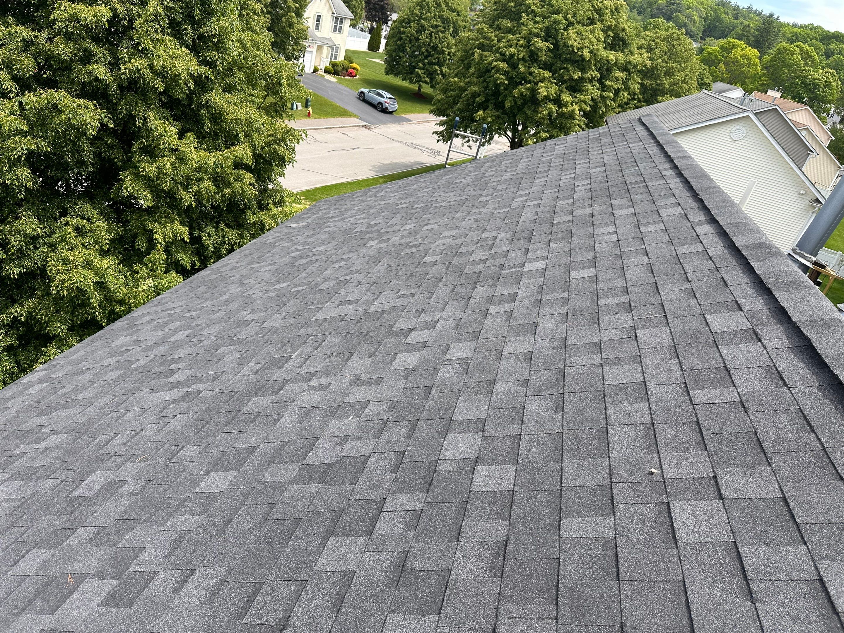 Architectural Asphalt Shingle Roof Installation for Manchester Colonial by Tall pine roofing