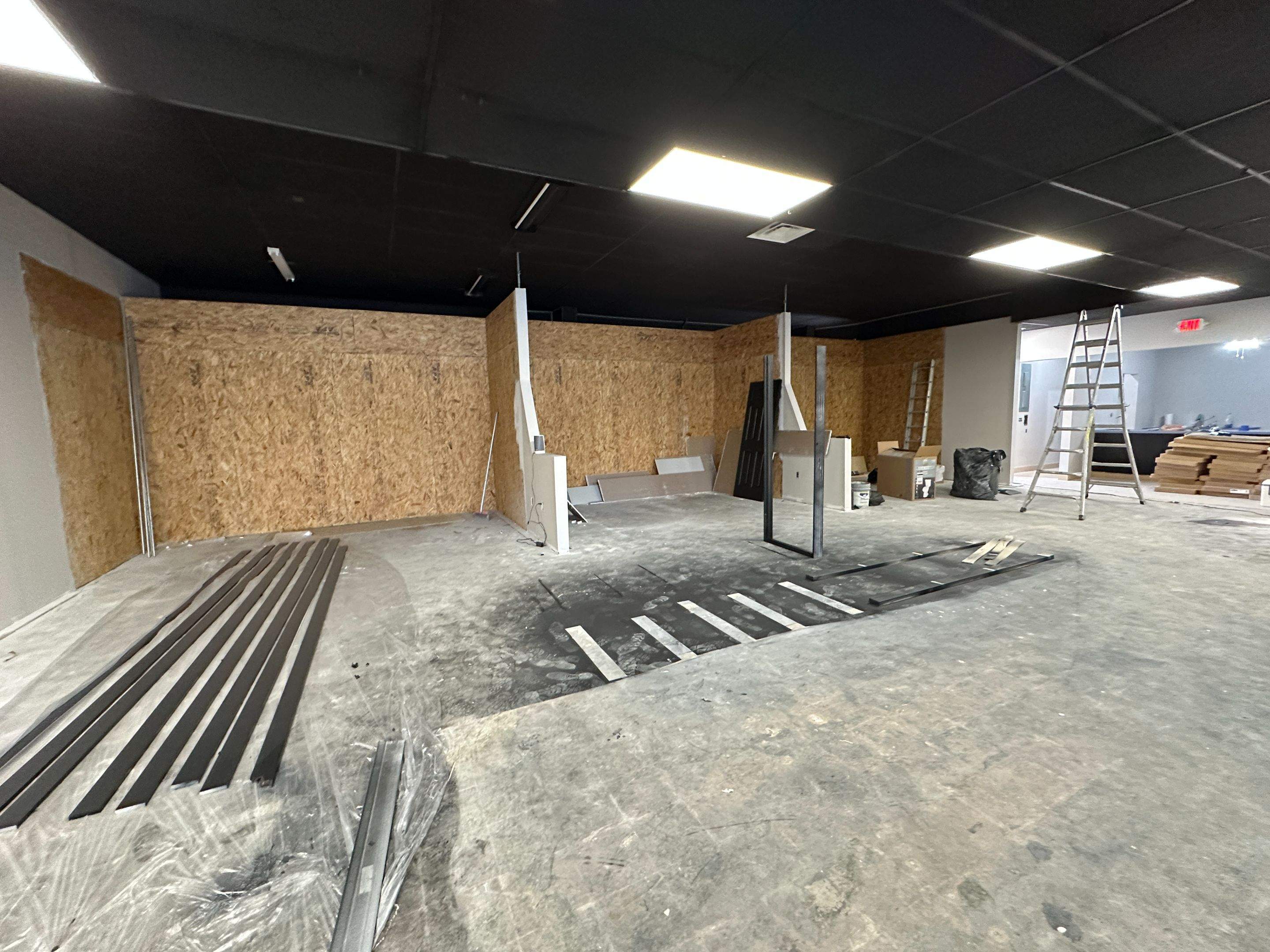 Commercial Indoor Golf Simulator Facility Buildout in Bradenton by Vertical General Contracting