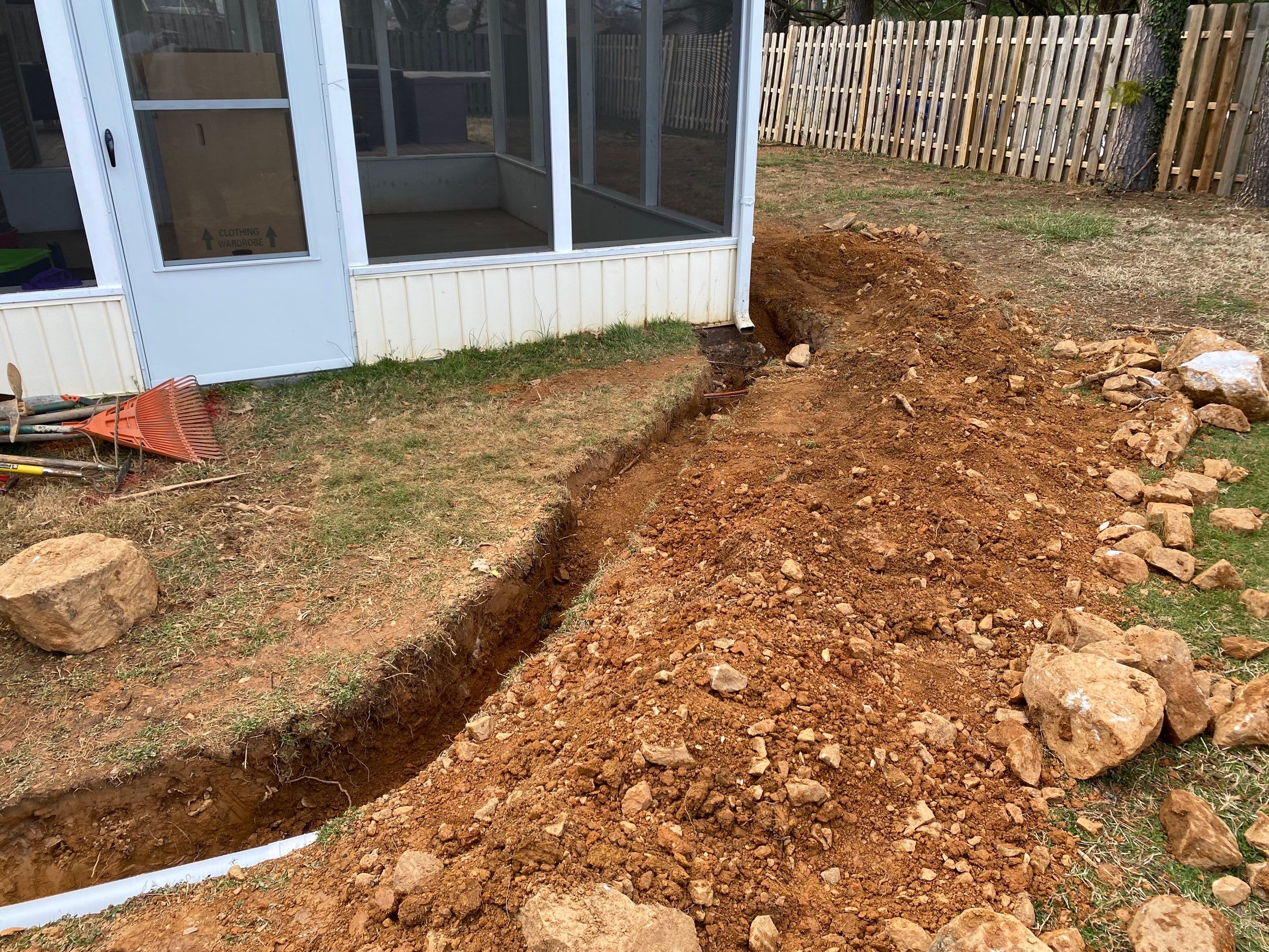 Landscape Design, drainage & flooring by The Smet Companies, LLC