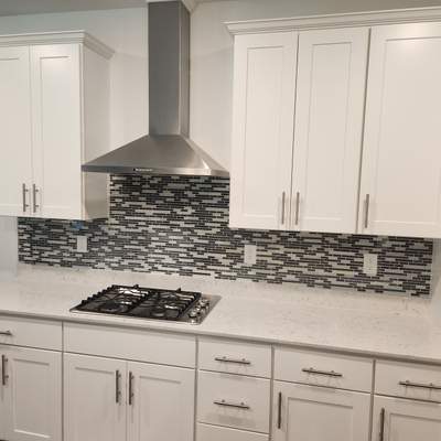 Glass Tile Kitchen Backsplash