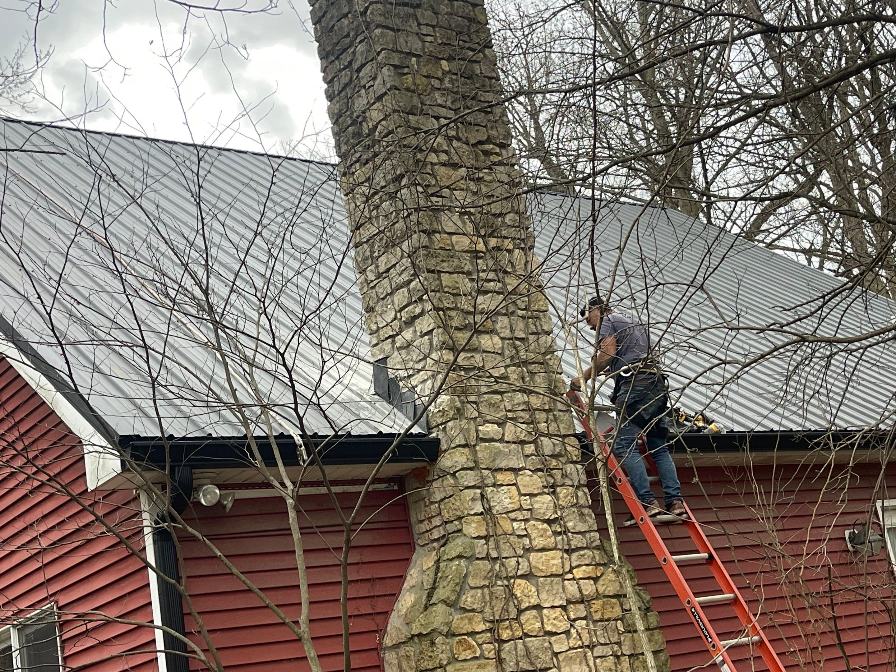 Exposed Fastener Metal Roof Replacement in Noblesville, IN by 4Ever Metal Roofing