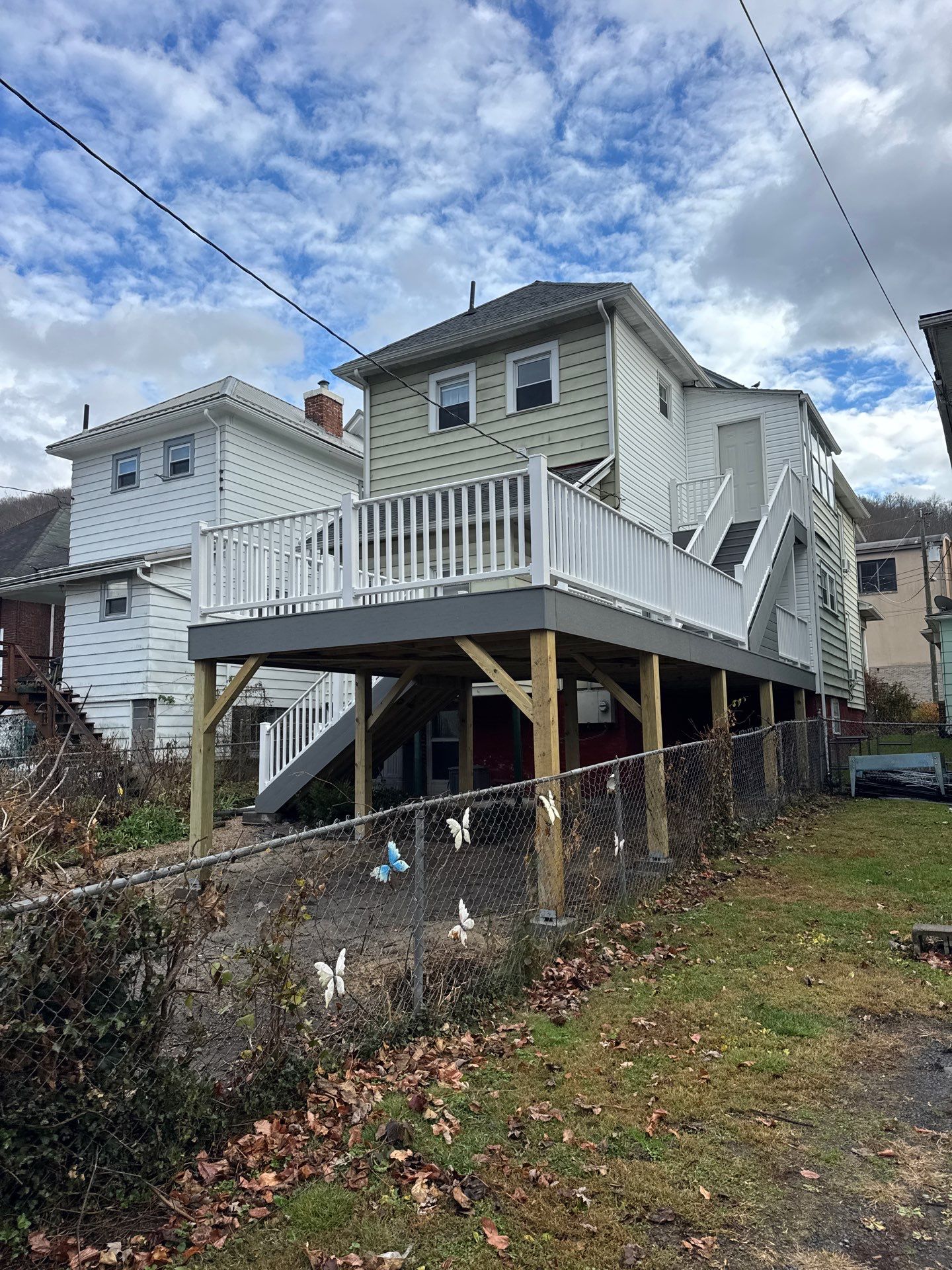 TimberTech Composite Deck and Vinyl Railing Replacement in Hinton by Walnut Hollow Decks & Outdoor Living