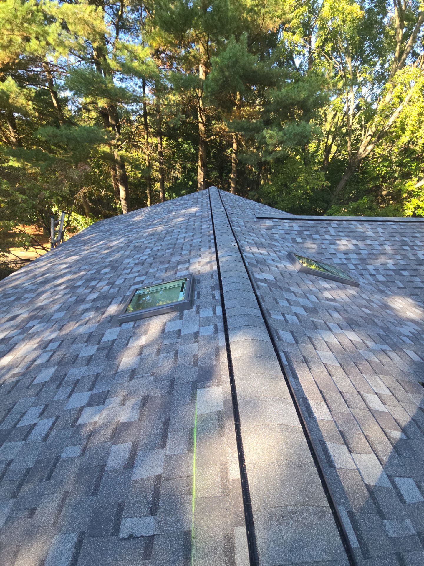 Atlas Pinnacle, Color, Coastal Granite, Drip Edge, Color, Black by Eagle Eye Roofing