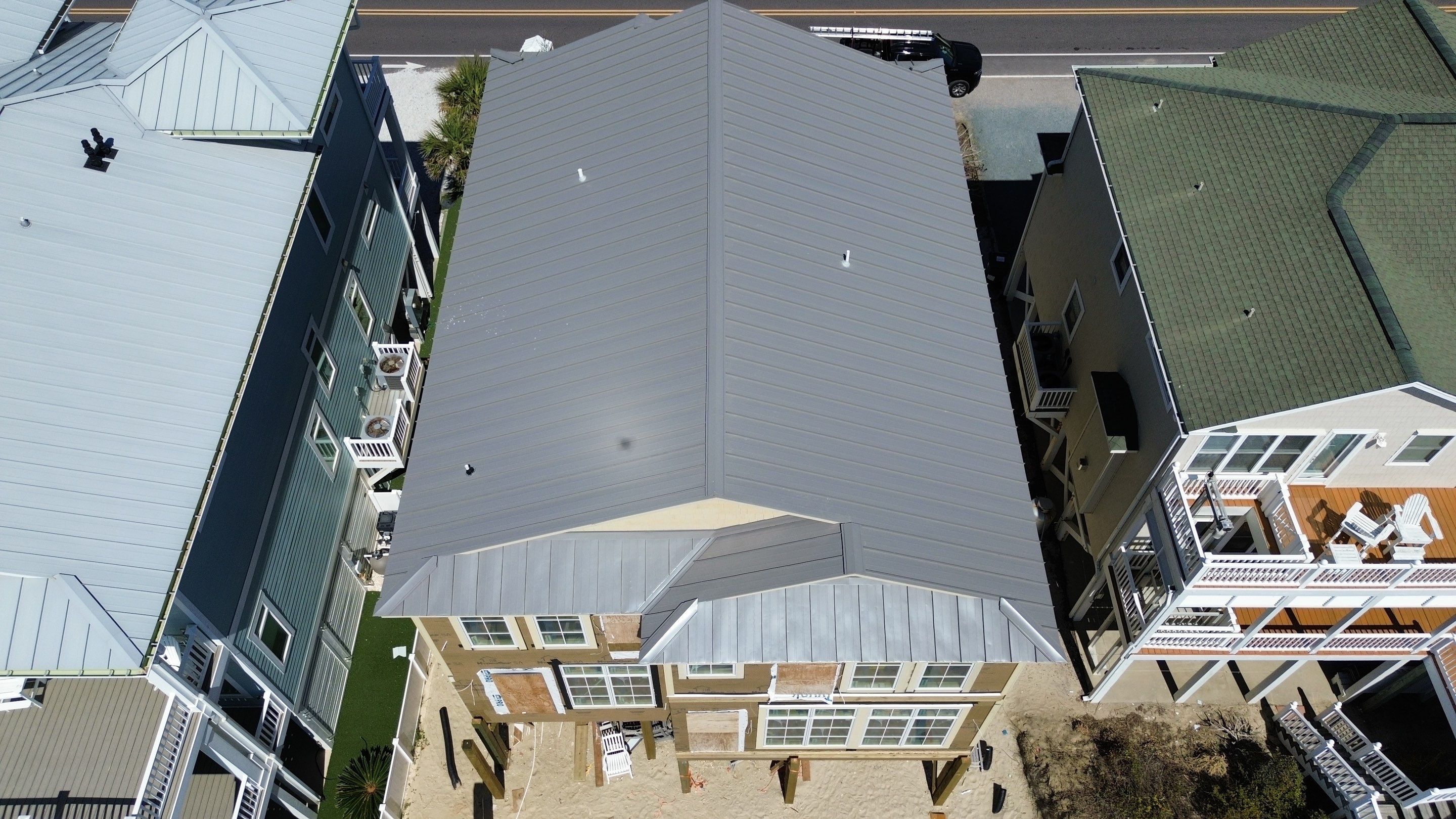 Standing Seam Metal Roof Installation- Ocean Isle Beach, NC by Summit Roofing 