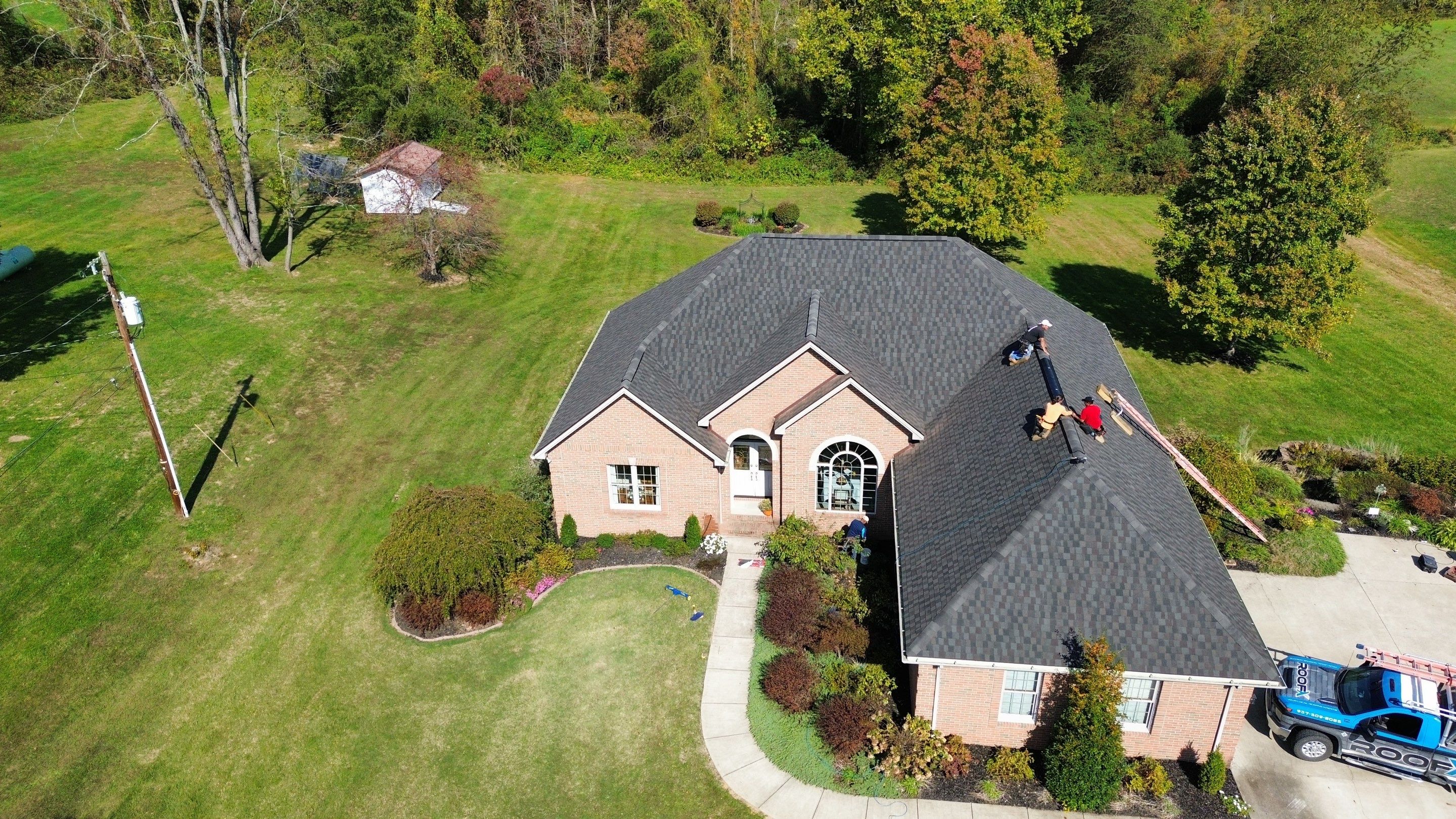 Residential Roofing Installation using Timberline HDZ Shingles - Appalachian Sky by RoofX 