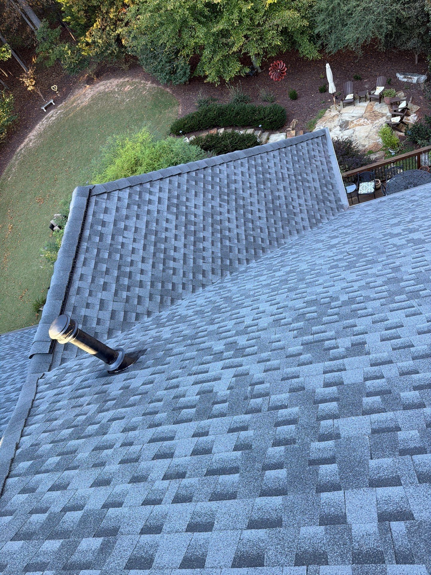 Alpharetta, GA Roof Replacement GAF Timberline HDZ Charcoal by Reset Roofing