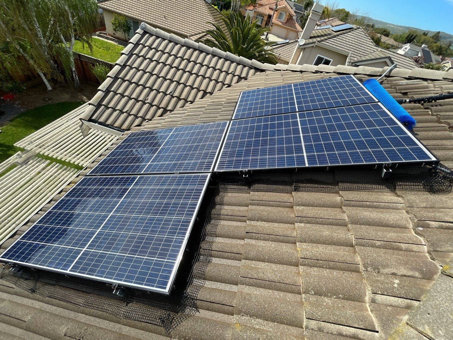 Solar Panel Bird Proofing-Morgan Hill by All One Solar Shine