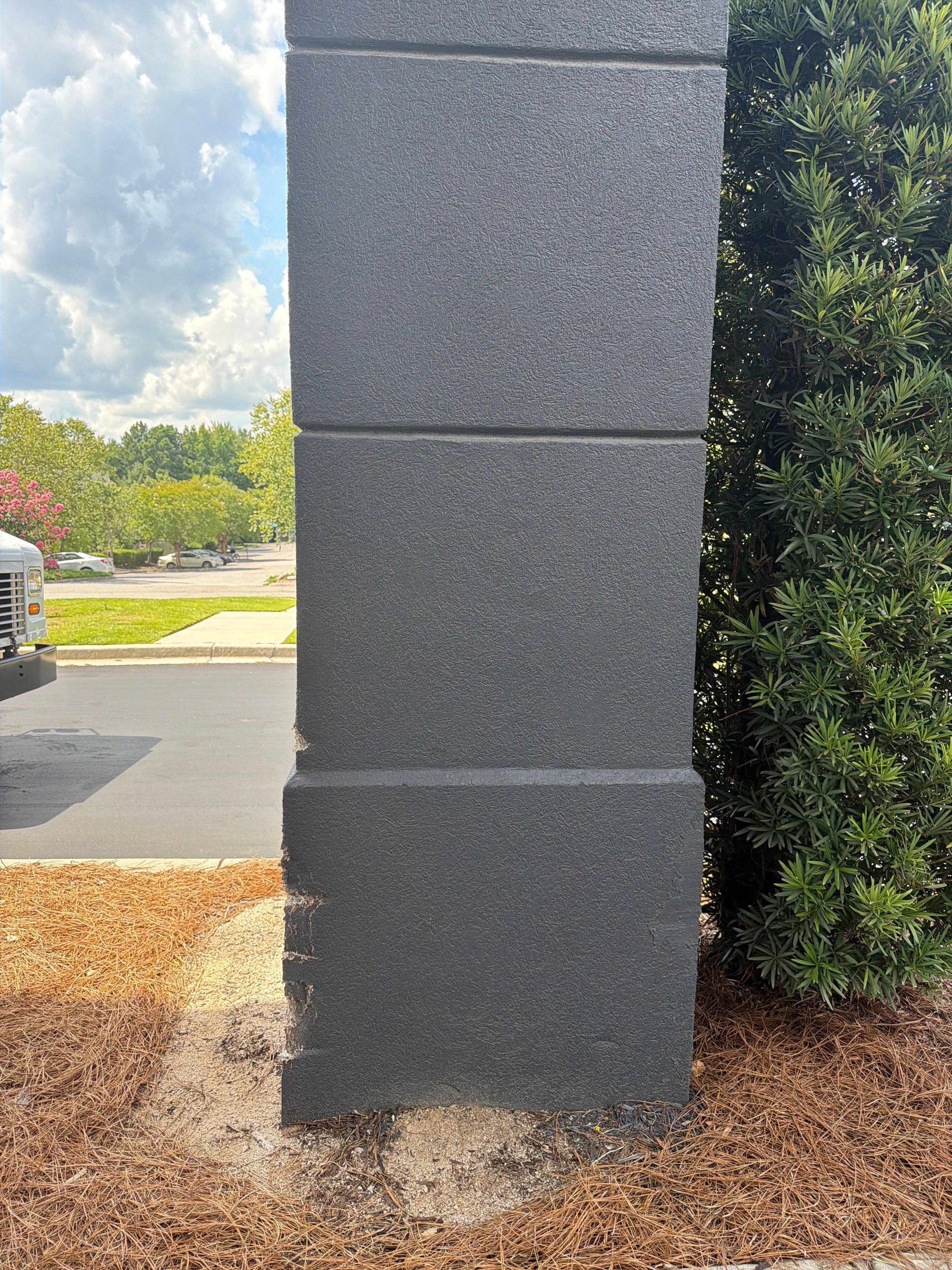 Commercial Stucco Column and Exterior Pillar Repair in Columbia by Exterior Genie, LLC