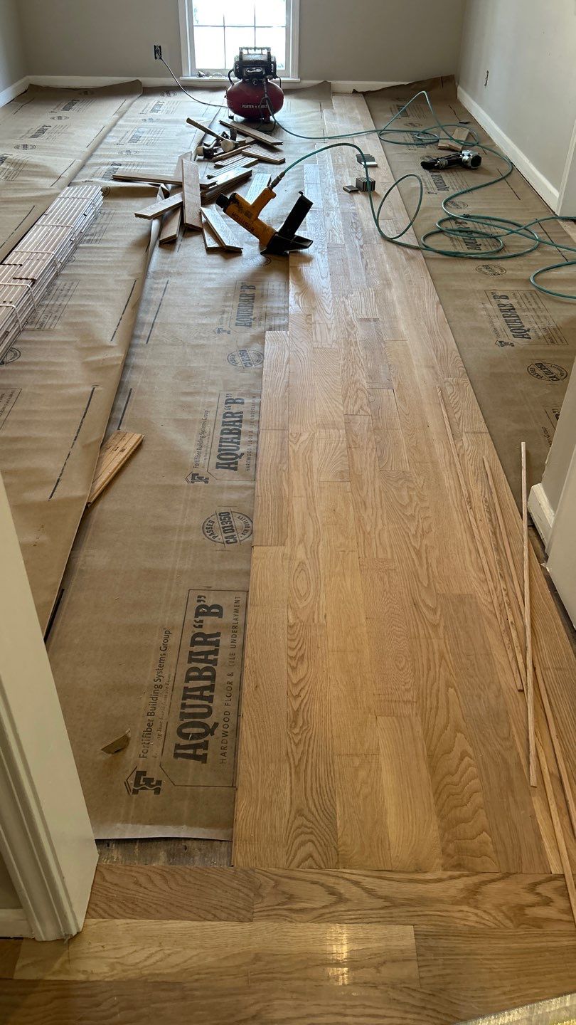 Hardwood Install & Refinish in Jacobean Satin  by Footprints Floors of Nashville