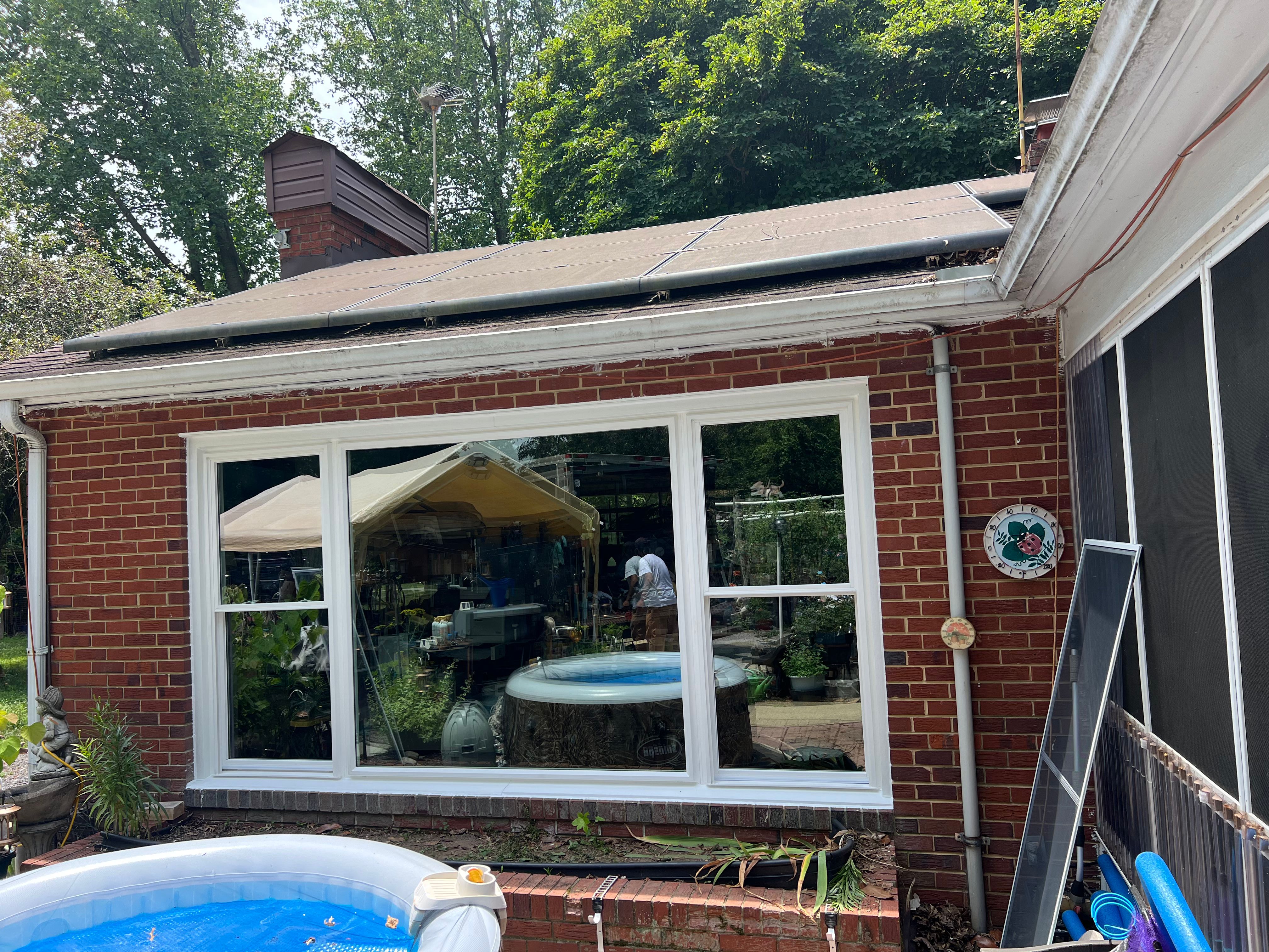 Triple-Pane Window Installation for a Brick Residence in Upper Marlboro by Window Depot of Annapolis