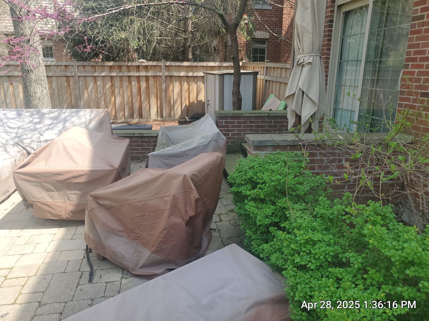 Brick paver repair, clean, seal and poly sanding by Northern Power Washing LLC.
