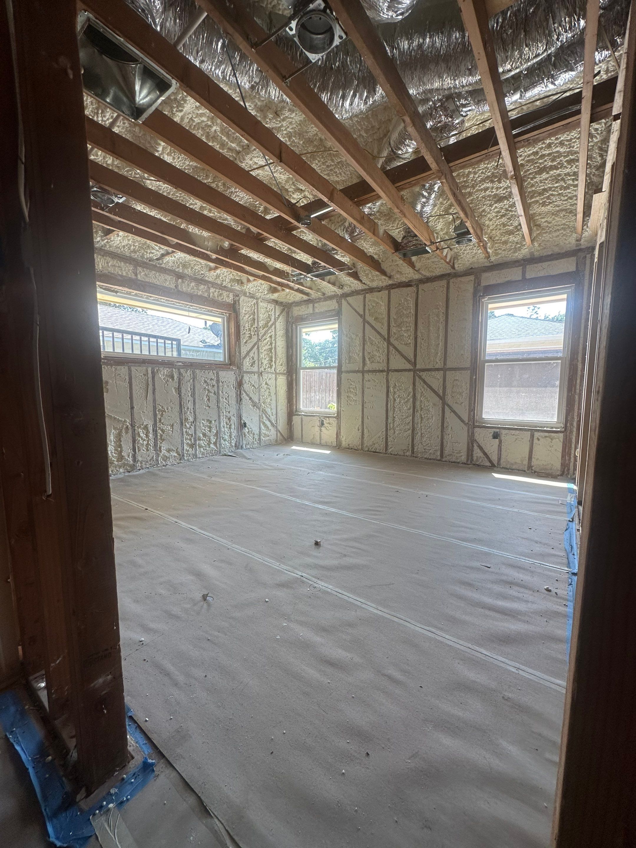 Full encapsulation open cell foam  by Apex Insulation Solutions