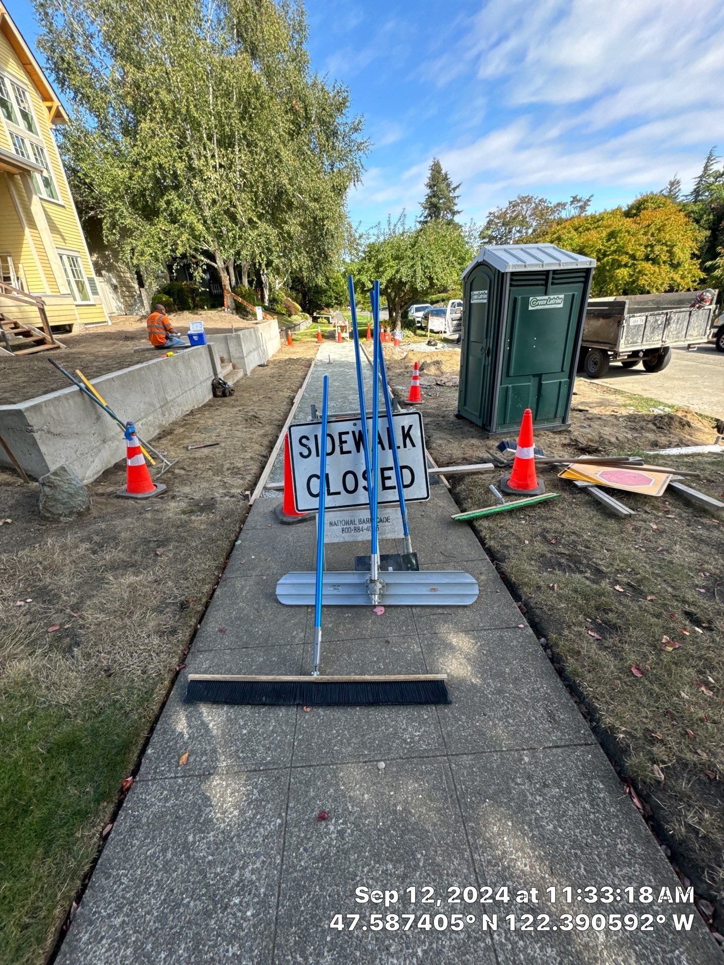 David | Concrete Sidewalk by Jireh Asphalt & Concrete Inc 