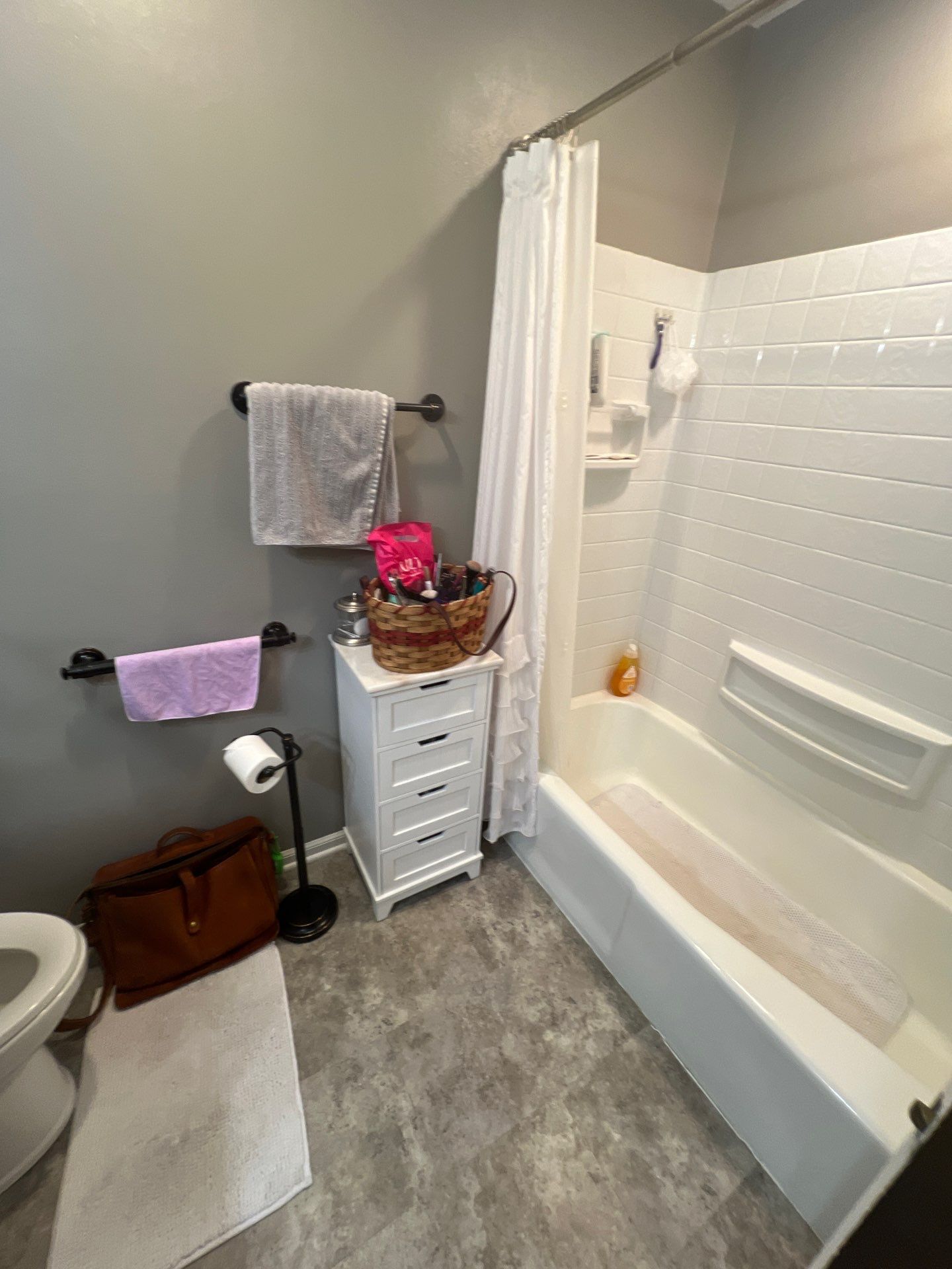 Bathroom Remodel using Shower Base by The Shower Company