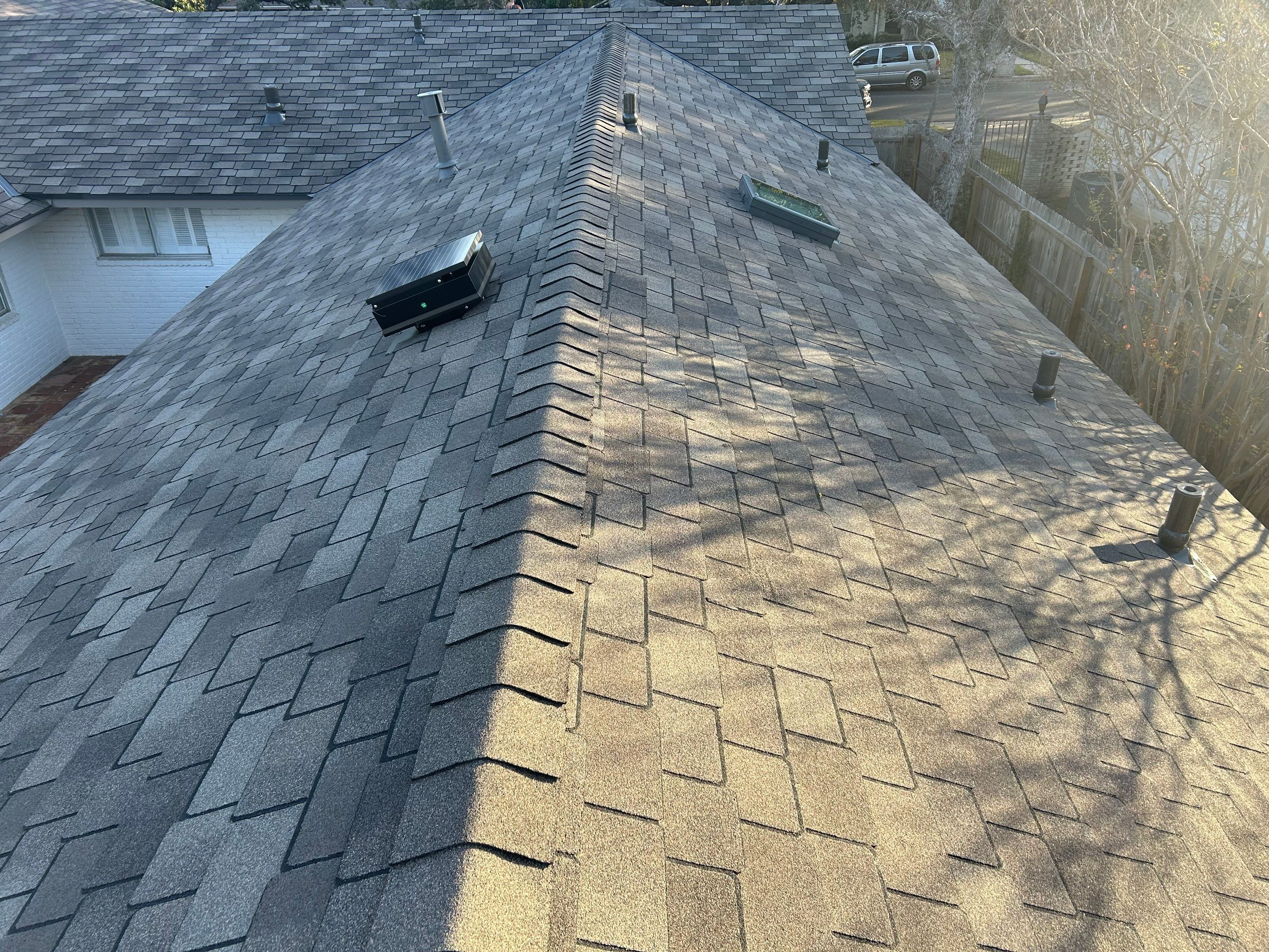 Roof Replacement and Gutter Install - 78239 by bh roofing