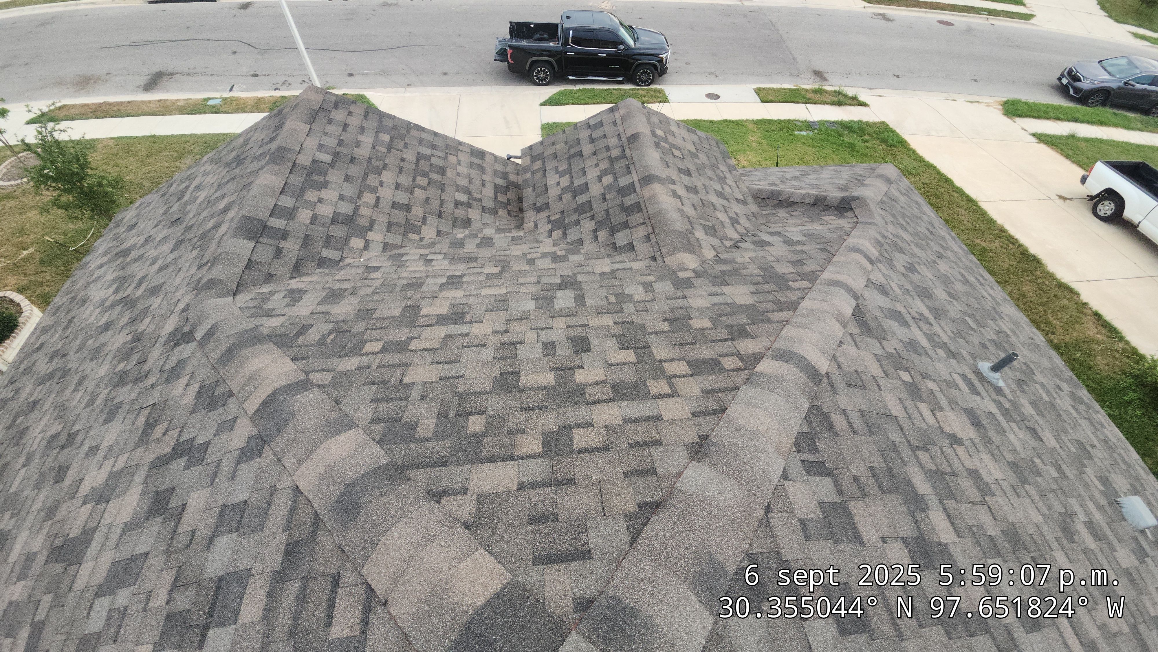 Austin Roofing Replacement with Sheathing Repair and Interior Restoration by Caliber Restoration LLC