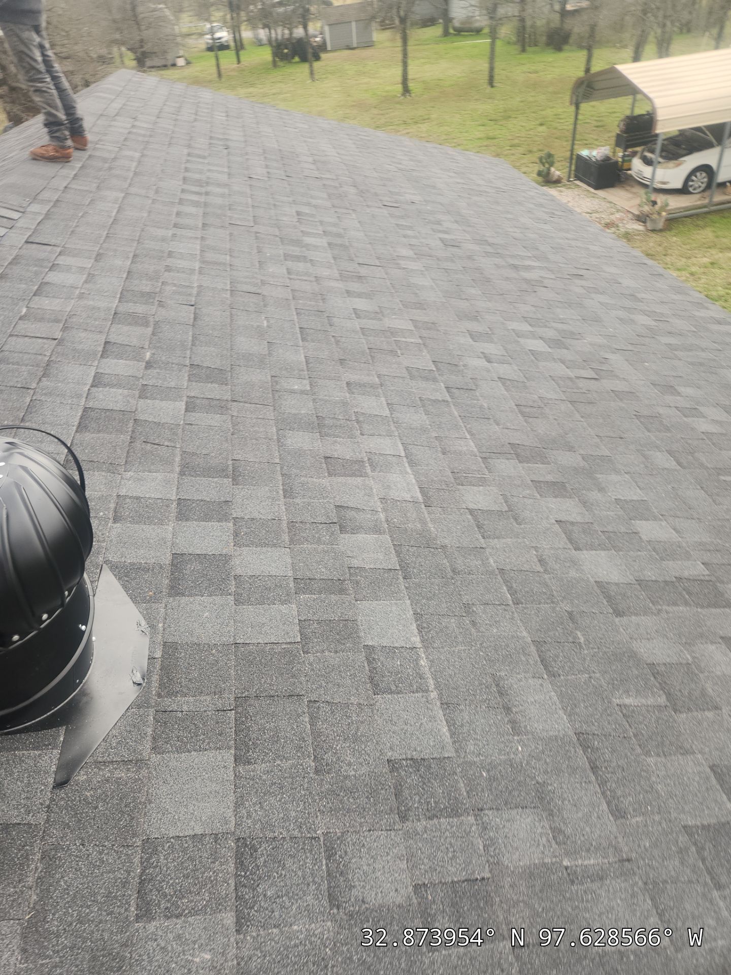 Project in Weatherford by Lonestar Roofing and Restoration LLC.