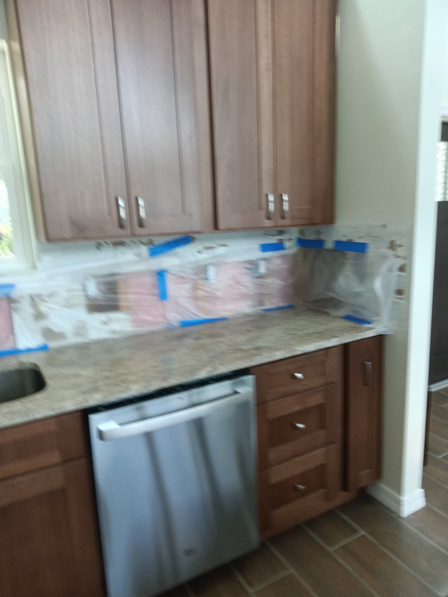 Backsplash Fix From Previous Install by Axtra Hand