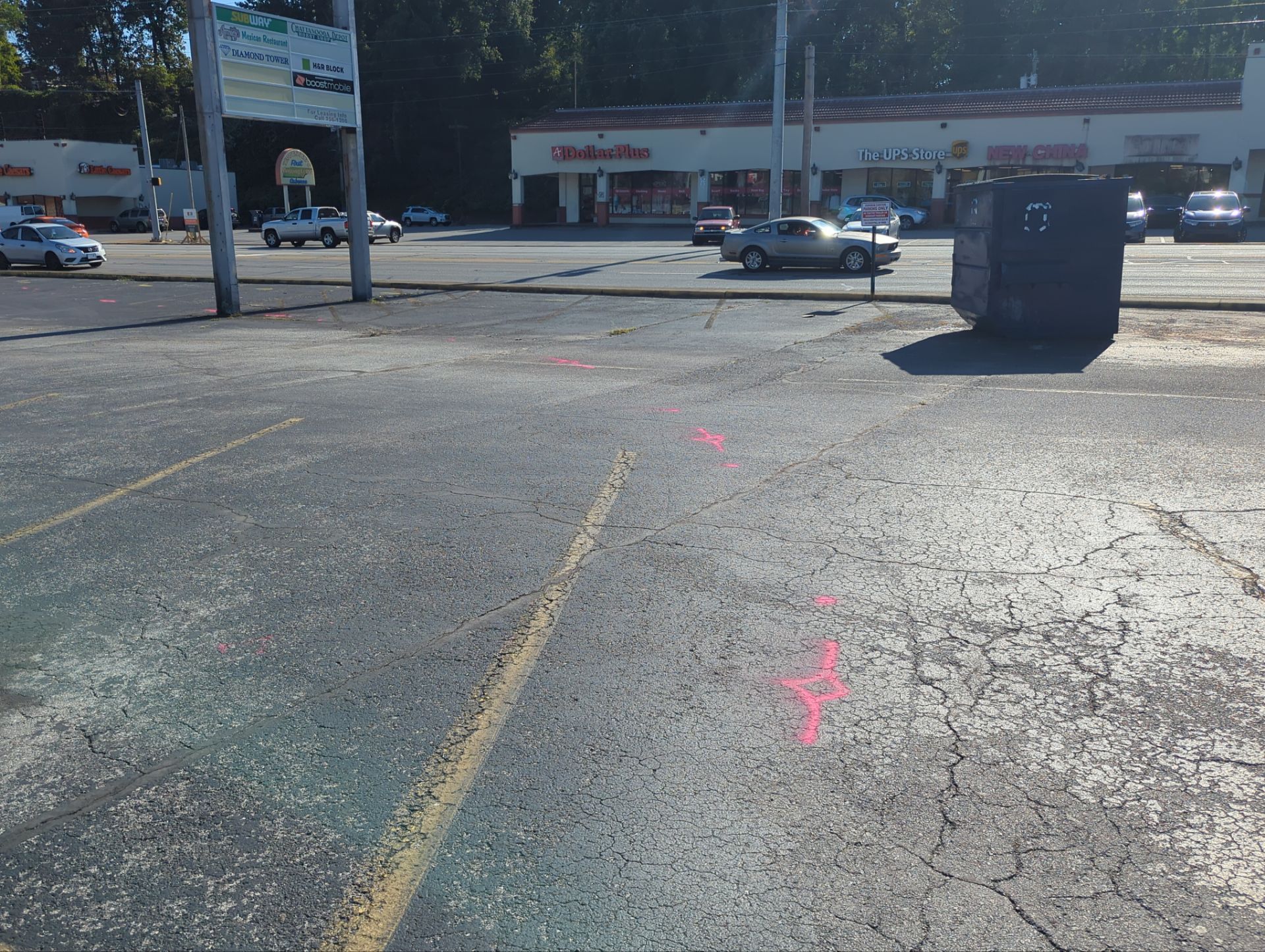 Parking Lot Utility Locate / GPR Investigation by Alsip Locating Service, LLC