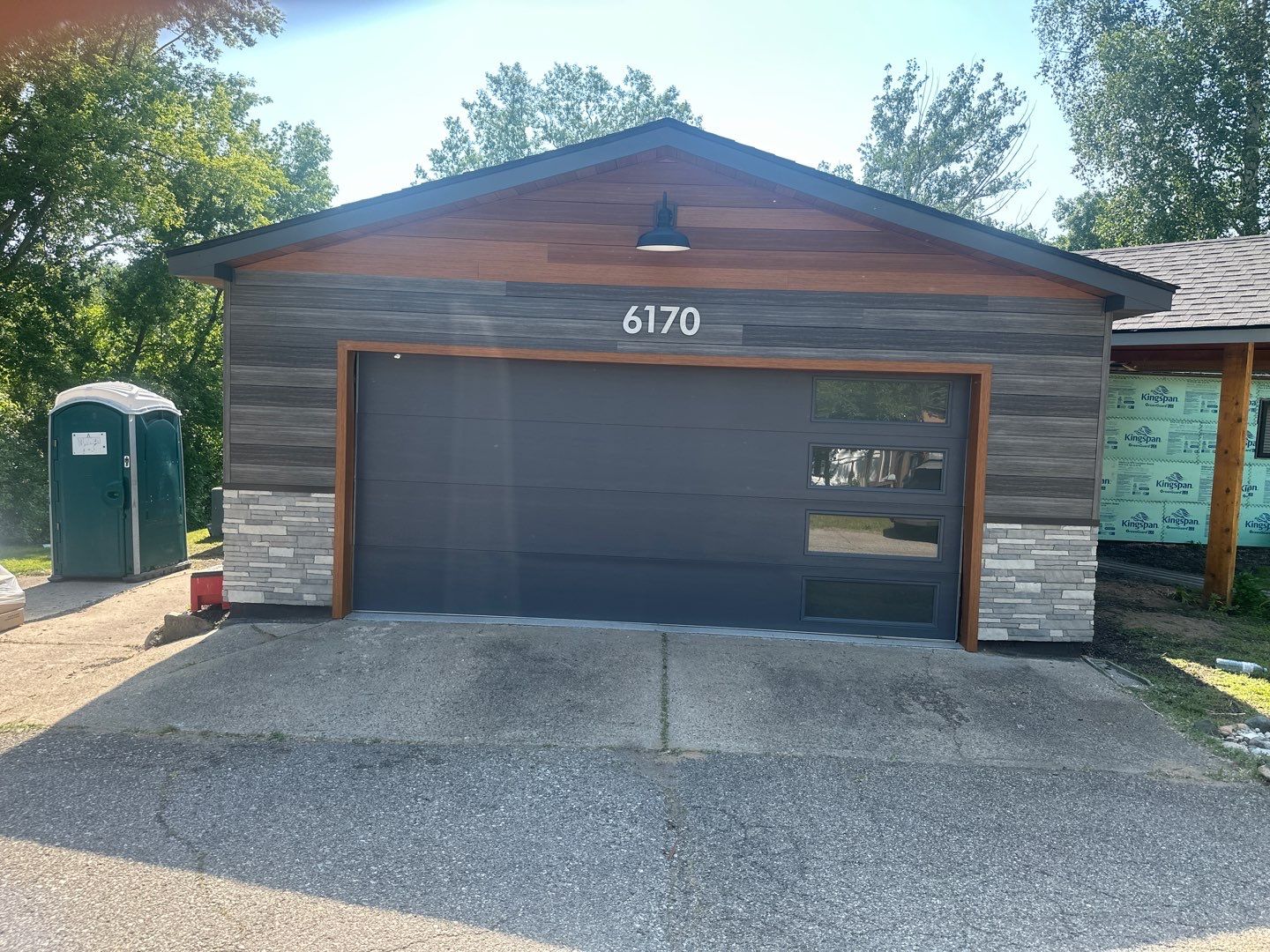 Siding Replacement using Alside Gray Oak by 180 Contractors