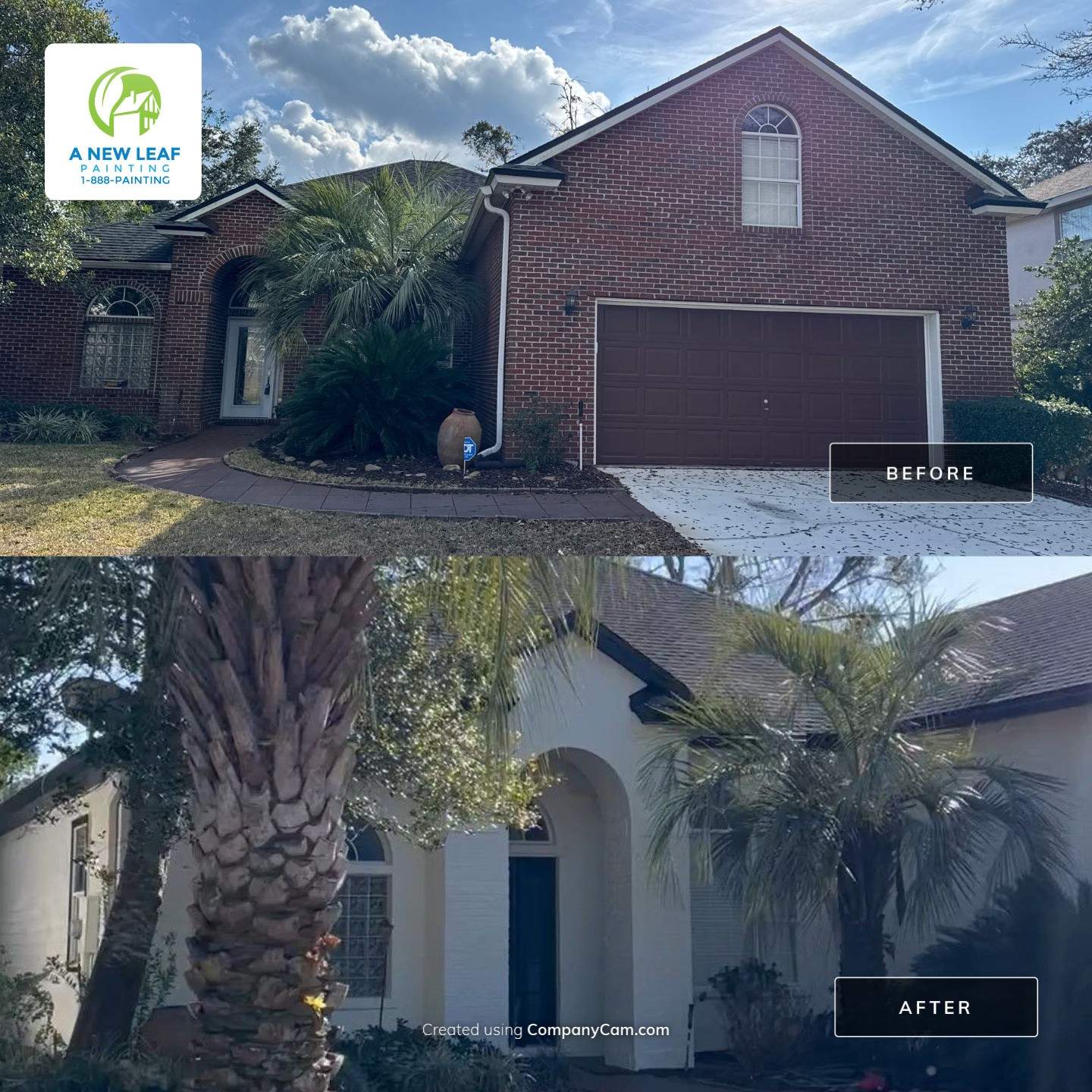 Residential Exterior Painting in Jacksonville FL 32224 by A New Leaf Painting, LLC