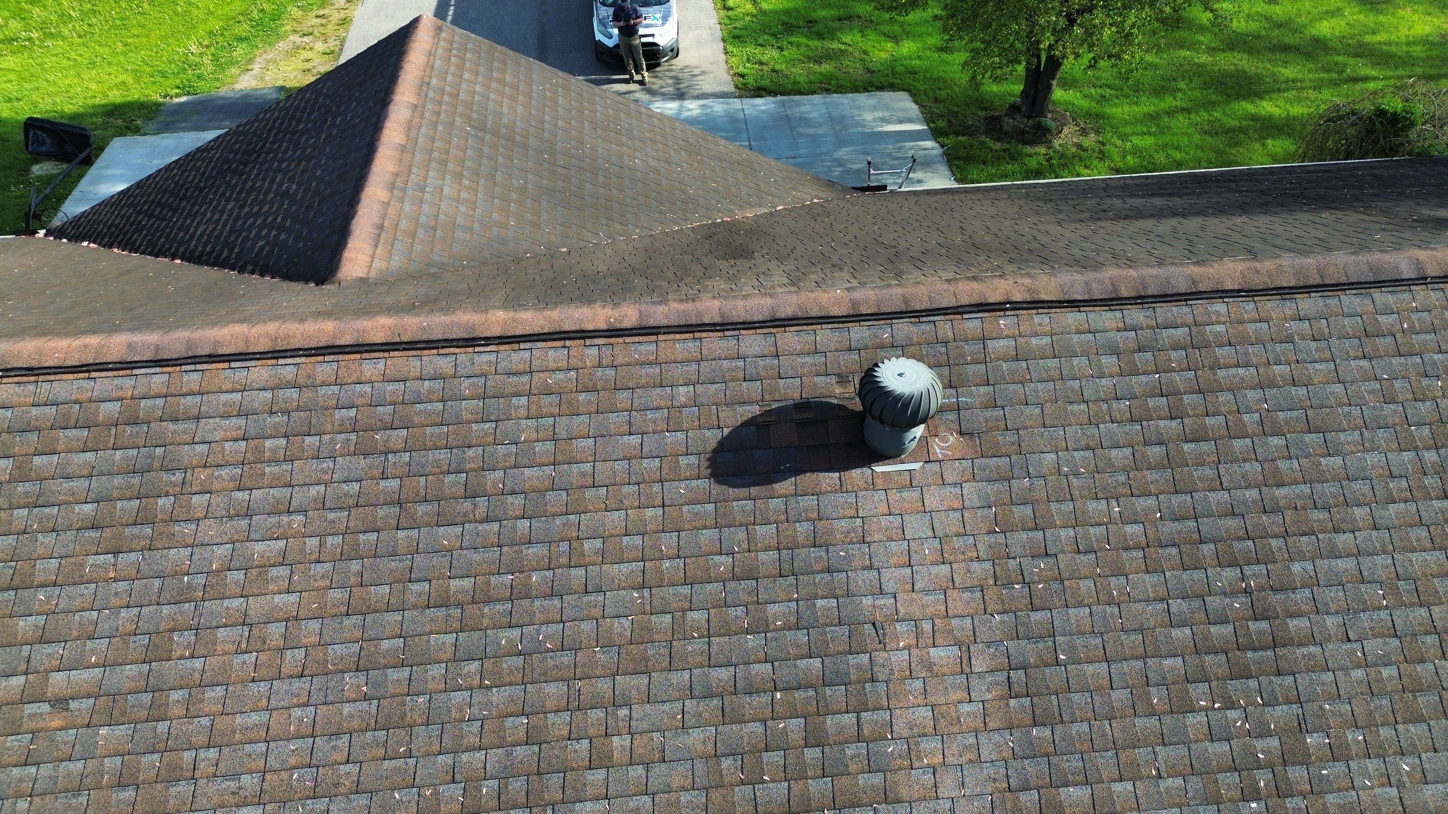 Residential Roofing Installation using Performance Panel Metal - Coca Brown by RoofX 