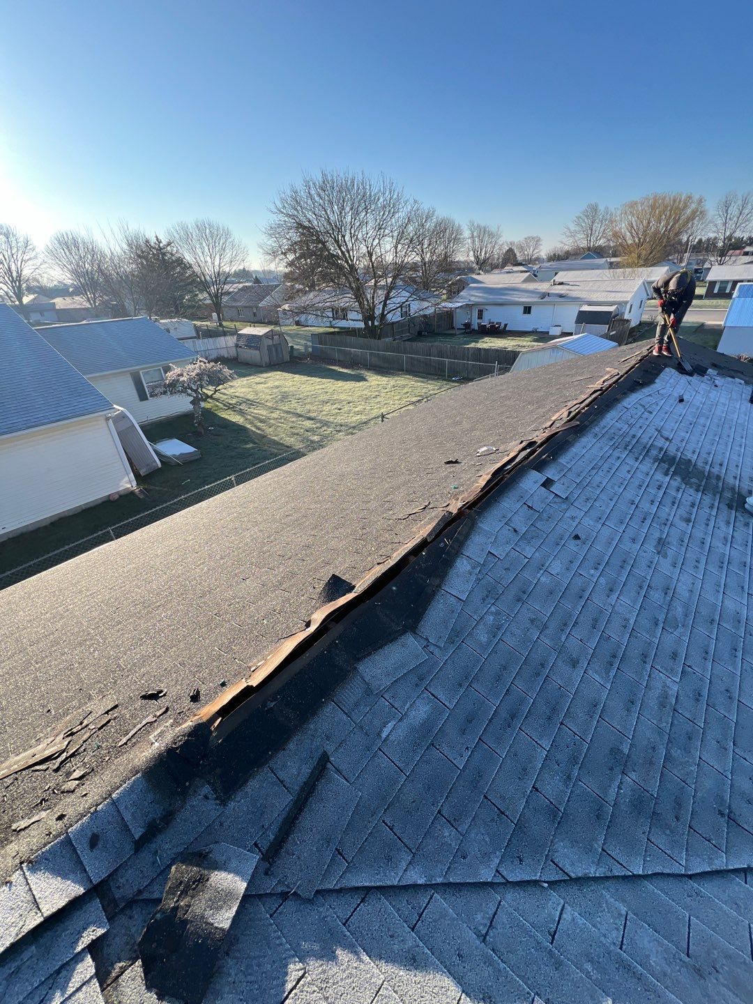 Storm Damage Residential Roof and Siding Installation by WIW Enterprises Inc