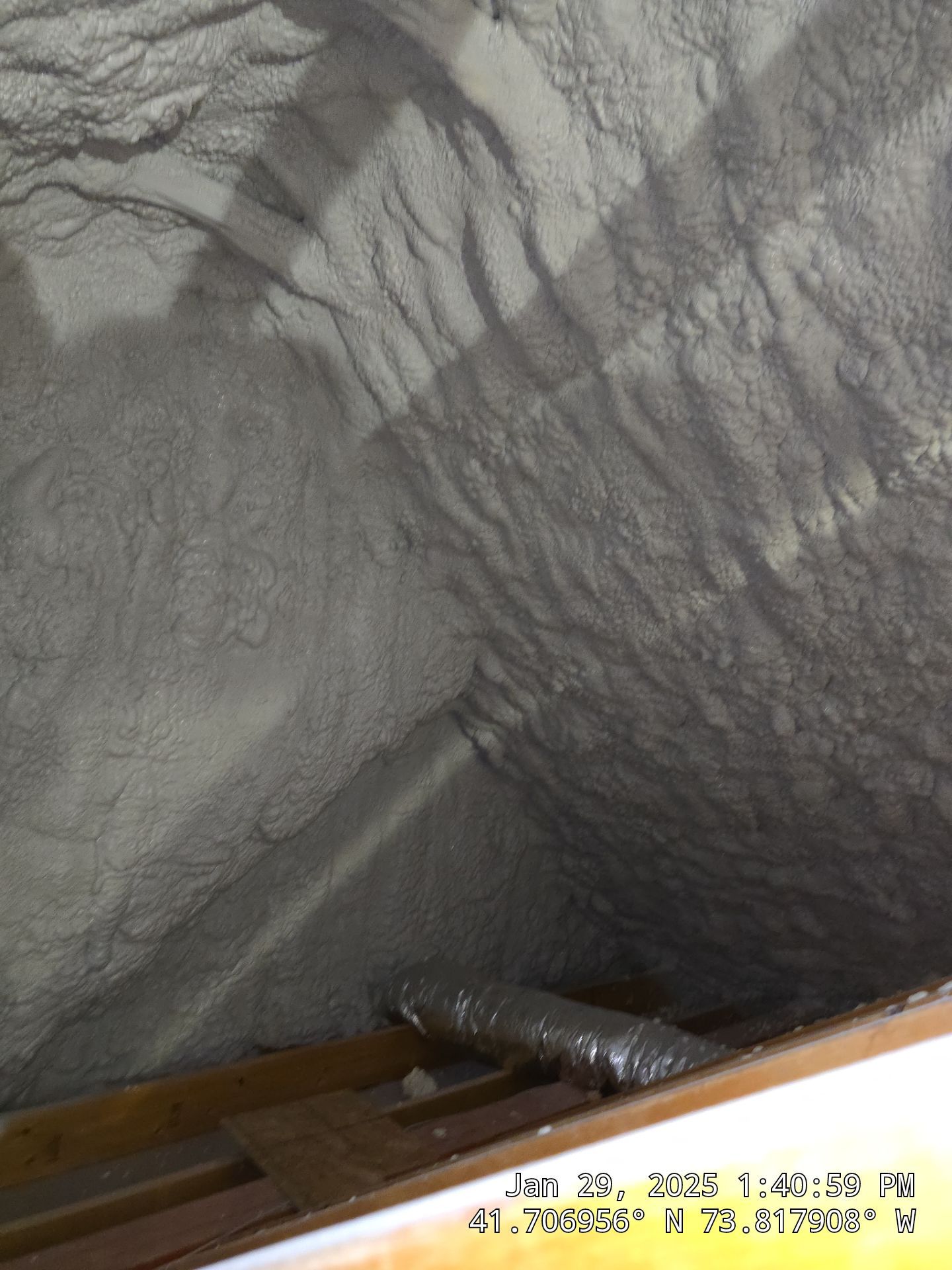 Attic Insulation using open cell spray foam by NYS Foam & Energy