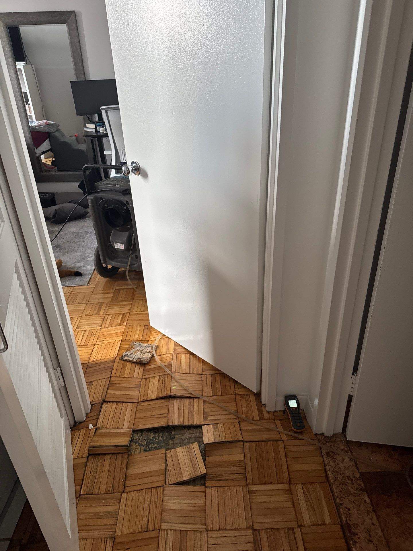Multi-Unit Water Damage Mitigation and Parquet Floor Restoration in Manhattan by FLAPA & KeyStone