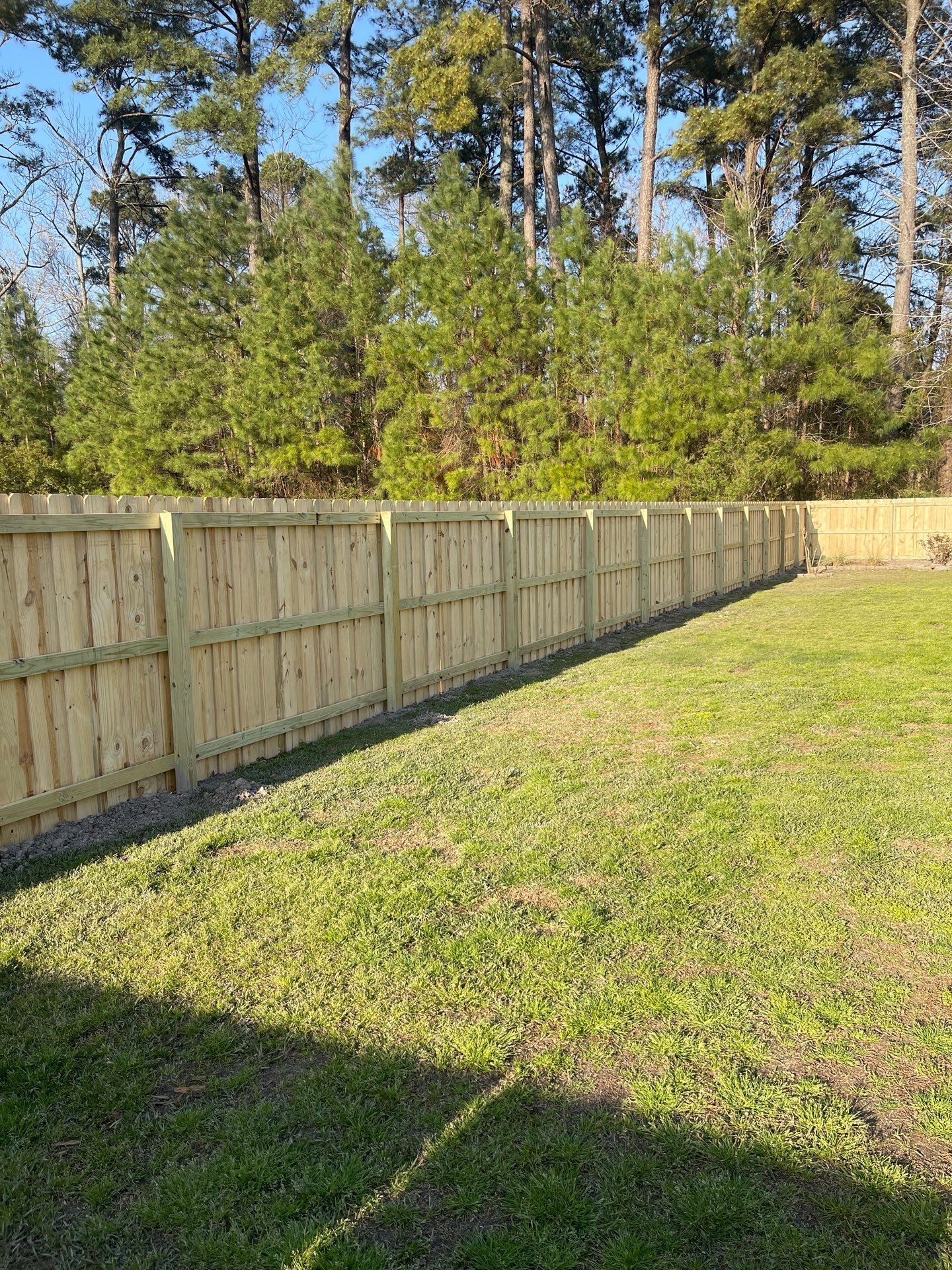 Project in New Bern by Superior Fence and Rail