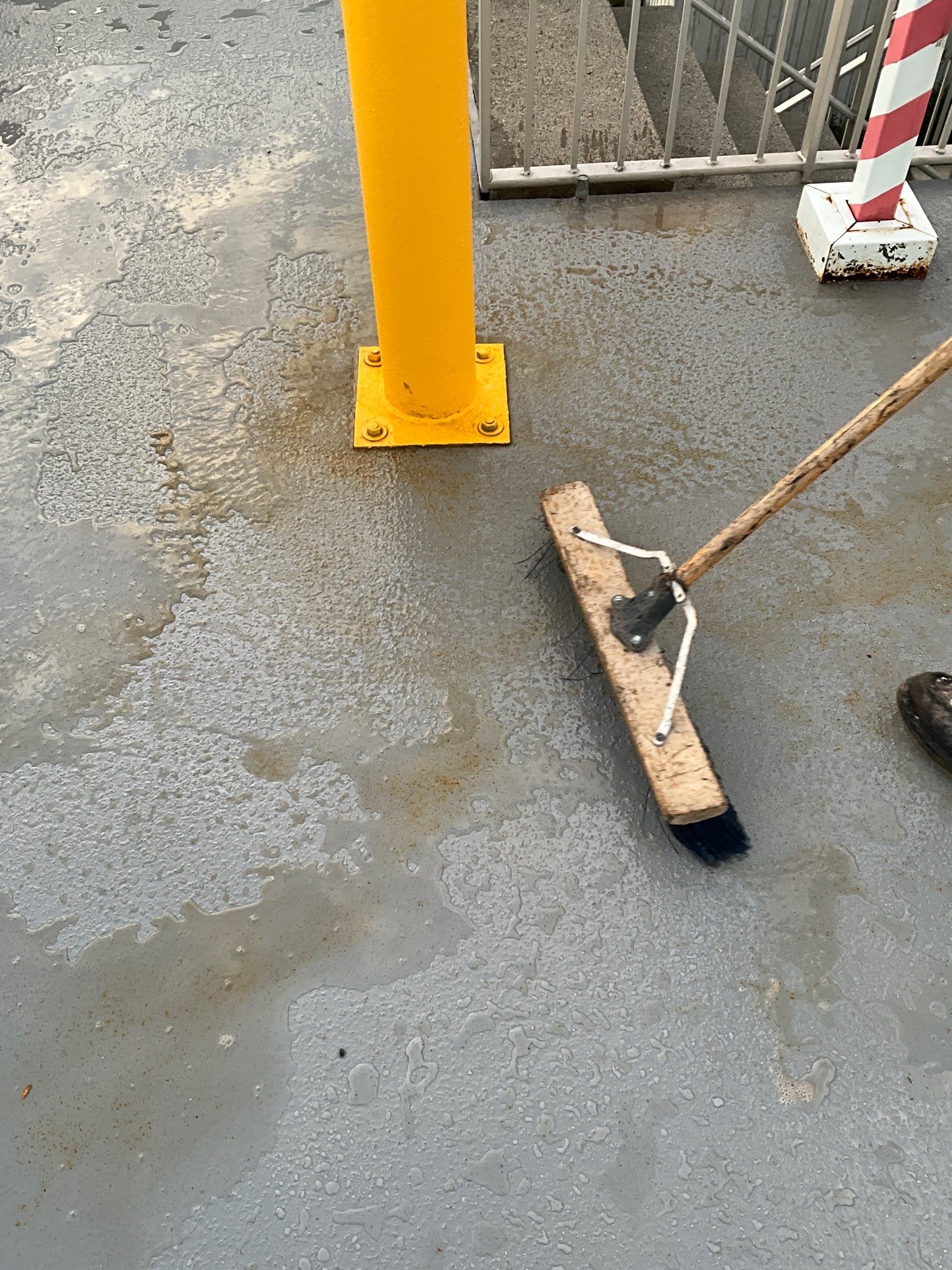 Corti Construction | Striping for Concrete Parking Lot by Jireh Asphalt & Concrete Inc 