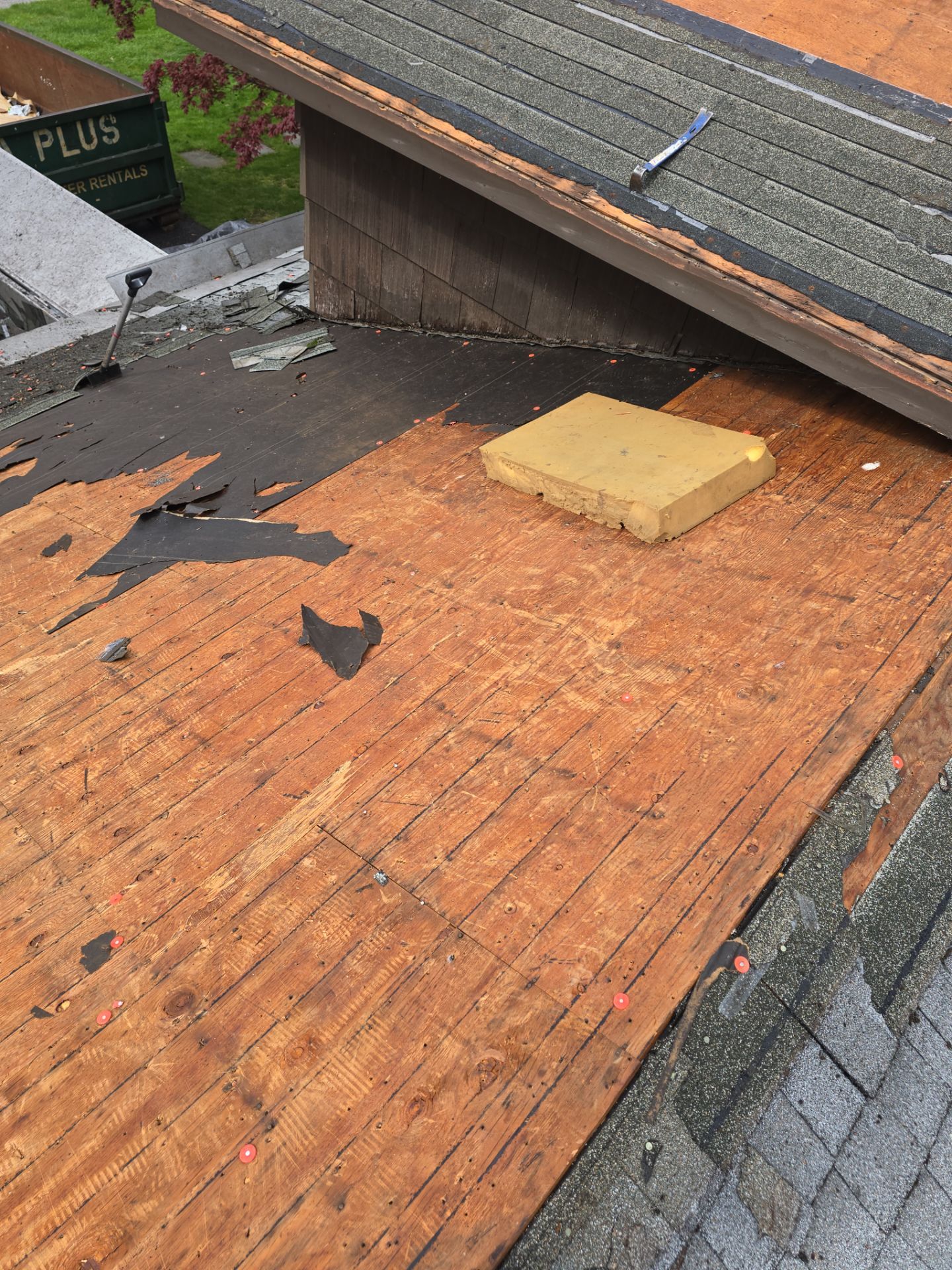 Residential Roof Replacement and Plywood Sheathing Repair in Torrington by A Plus Exterior