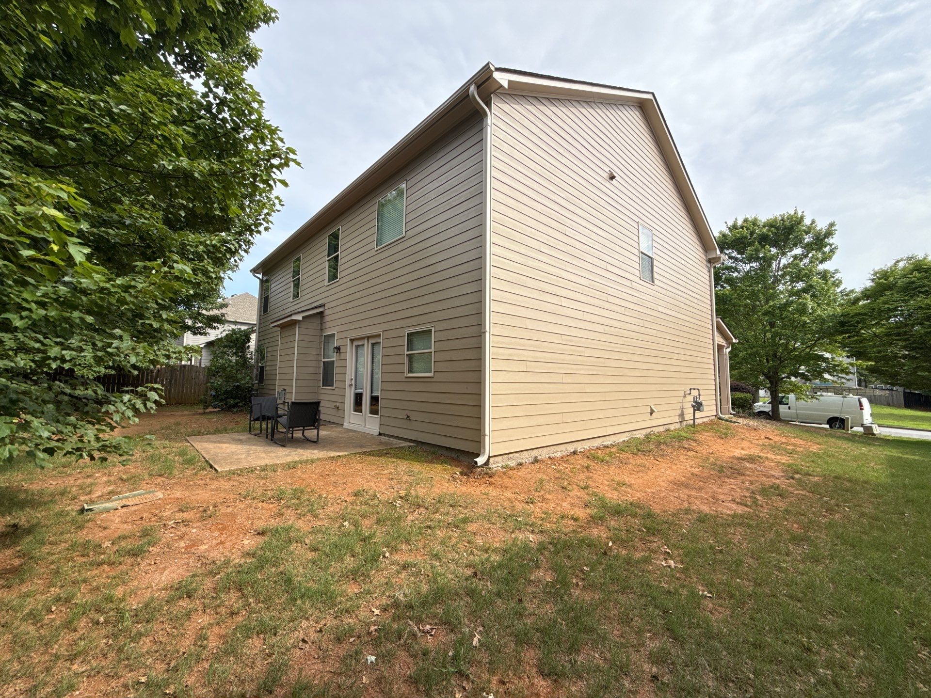 Acworth, GA Partial Siding Replacement using James Hardie Lap Siding by Nelson Exteriors 